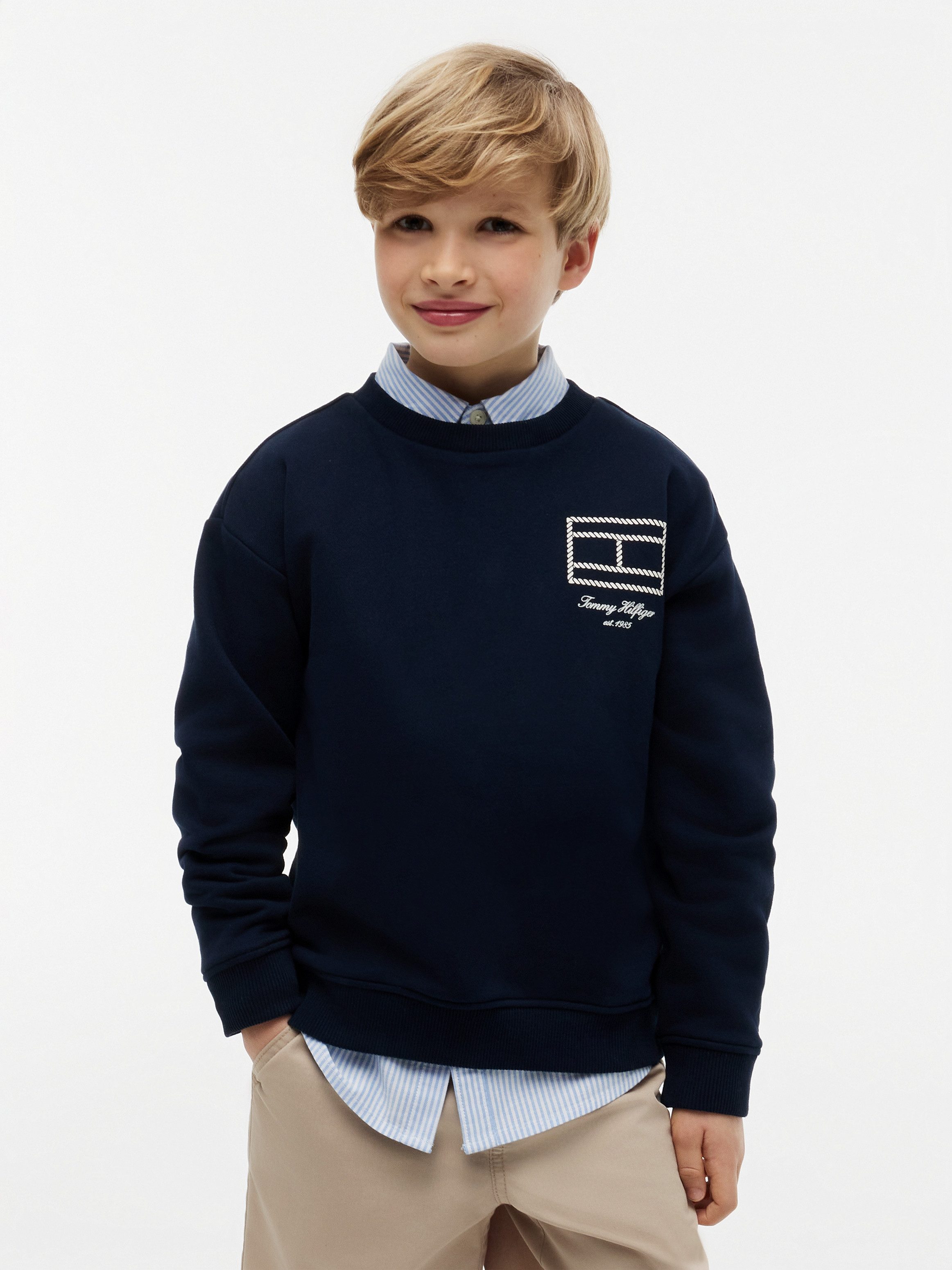 Tommy Hilfiger Sweatshirt Kinder bis 16 Jahre, Druck