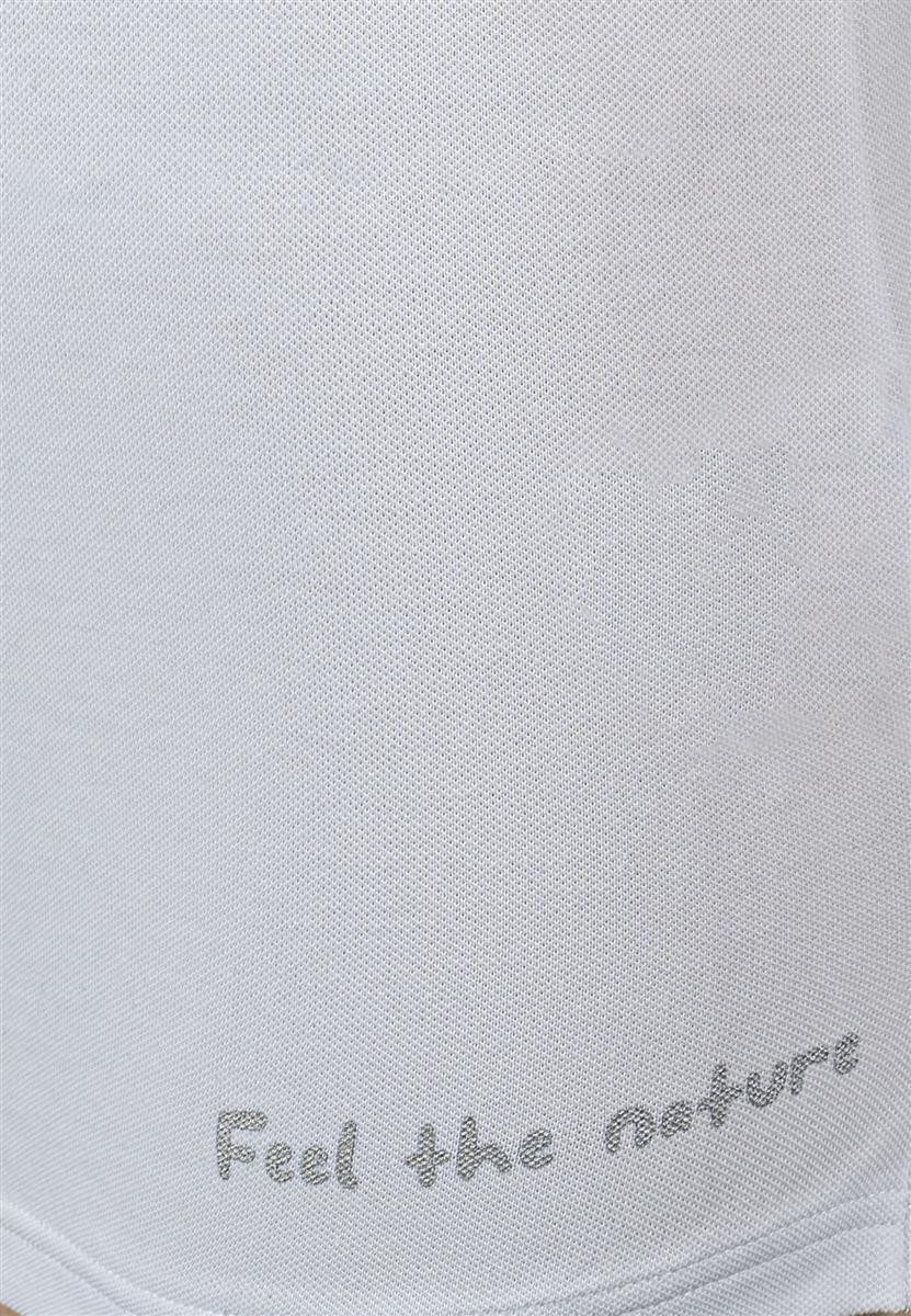 girls golf Poloshirt girls golf ärmelloses elegantes Polo in weiß - polo 1/2 sleeve PUFF (1-tlg) feminine Passform