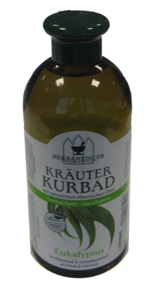 HERBAMEDICUS Badezusatz Eukalyptus Kräuter Bad Kurbad Entspannungsbad Erkältungsbad 500ml, 1-tlg.