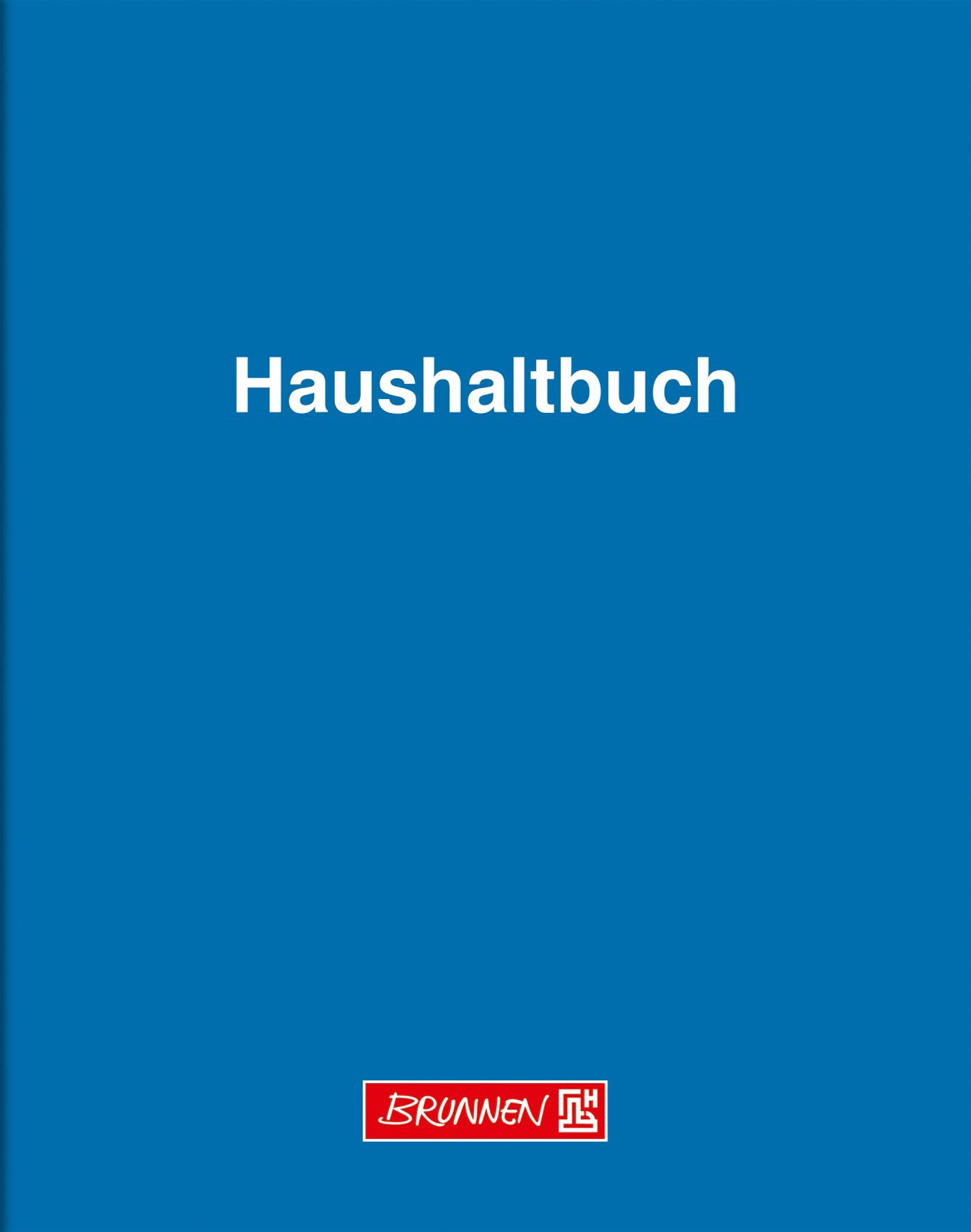 Formularblock BRUNNEN 1010160 Haushaltbuch 20,5 x 26 cm blau