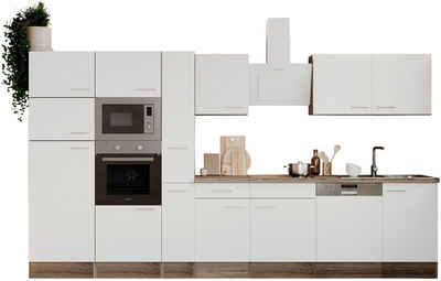 RESPEKTA Küchenzeile Oliver, Breite 370 cm, wechselseitig aufbaubar