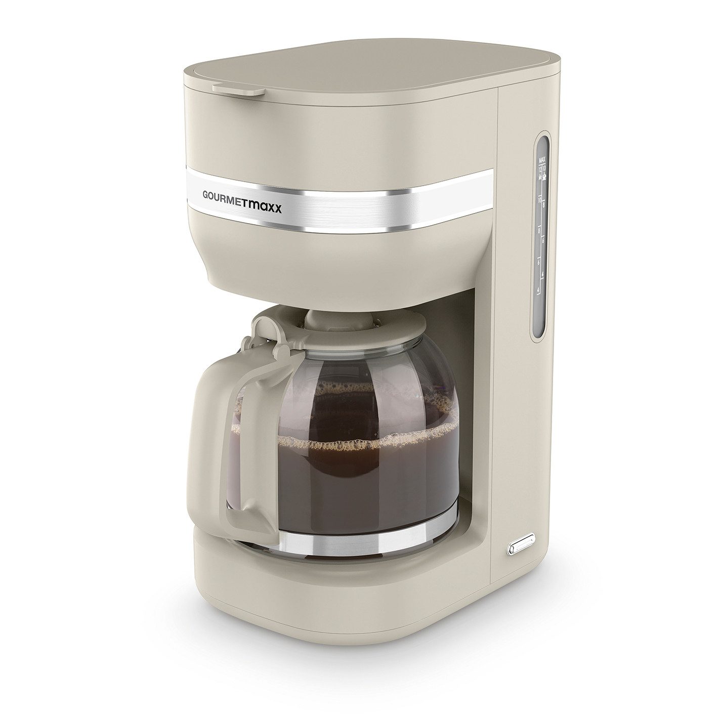 GOURMETmaxx Filterkaffeemaschine "Retro", 1.5l Kaffeekanne, mit Glaskanne & Warmhaltefunktion