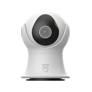 DELTACO SMART HOME WLAN Überwachungskamera Außen verstellbar Bewegungserkennung Smart Home Kamera (Innen- und Außenbereich, Motorisiertes Schwenken und Neigen, ONVIF-tauglich)