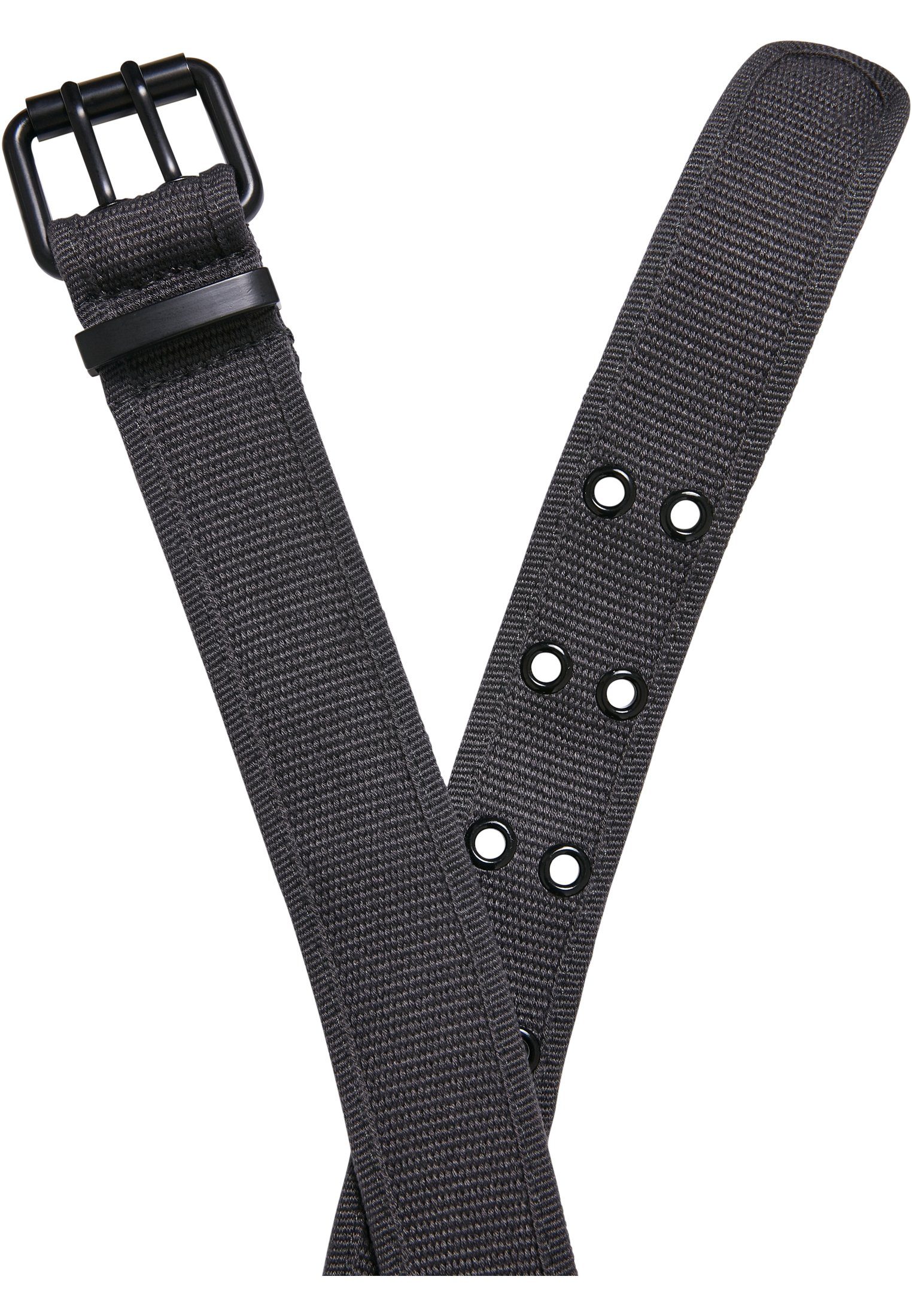 Hüftgürtel Grau URBAN Canvas CLASSICS Double Thorn Buckle Accessoires Belt