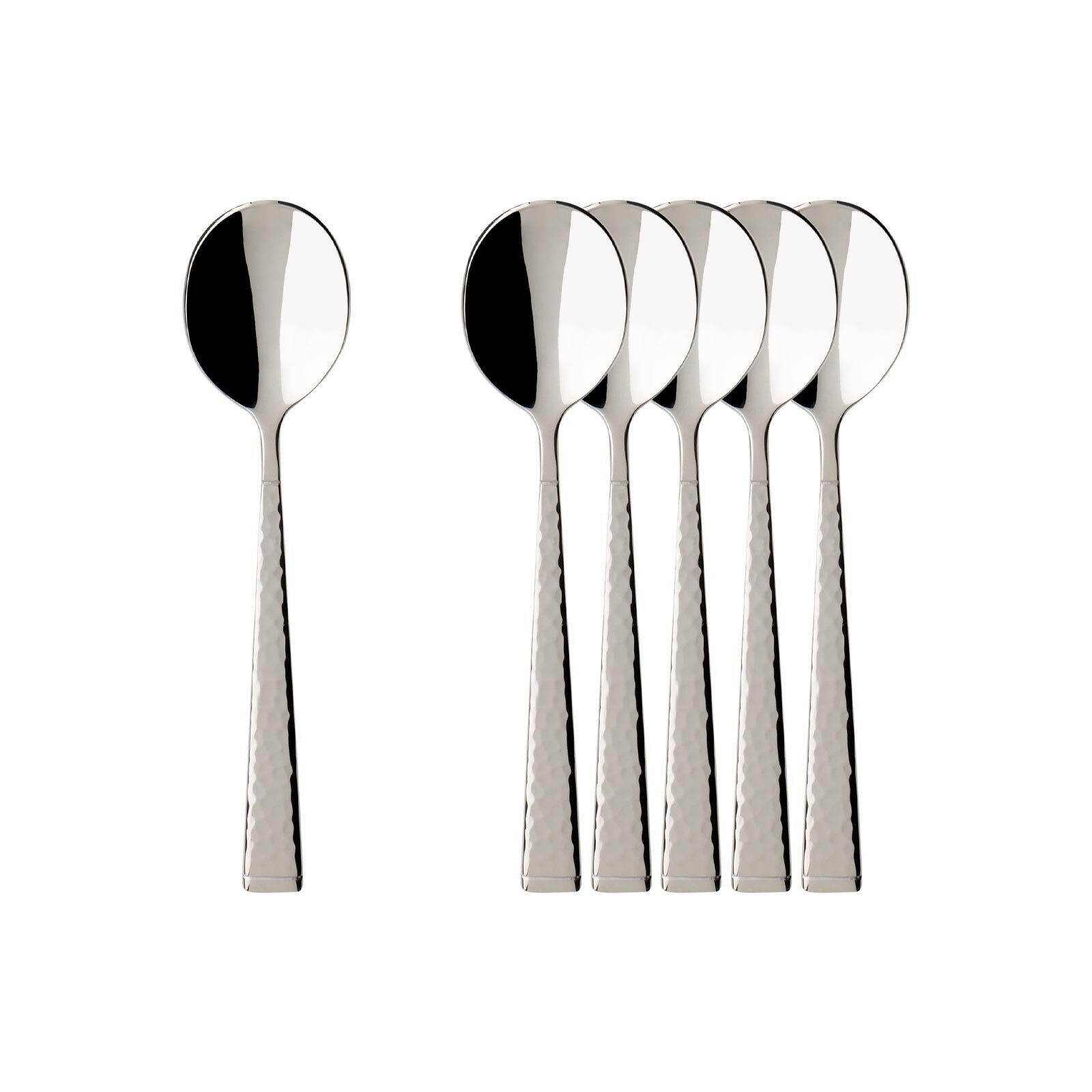 Villeroy & Boch Kaffeelöffel Blacksmith Espressolöffel 10,6 cm 6er Set (6 Stück)
