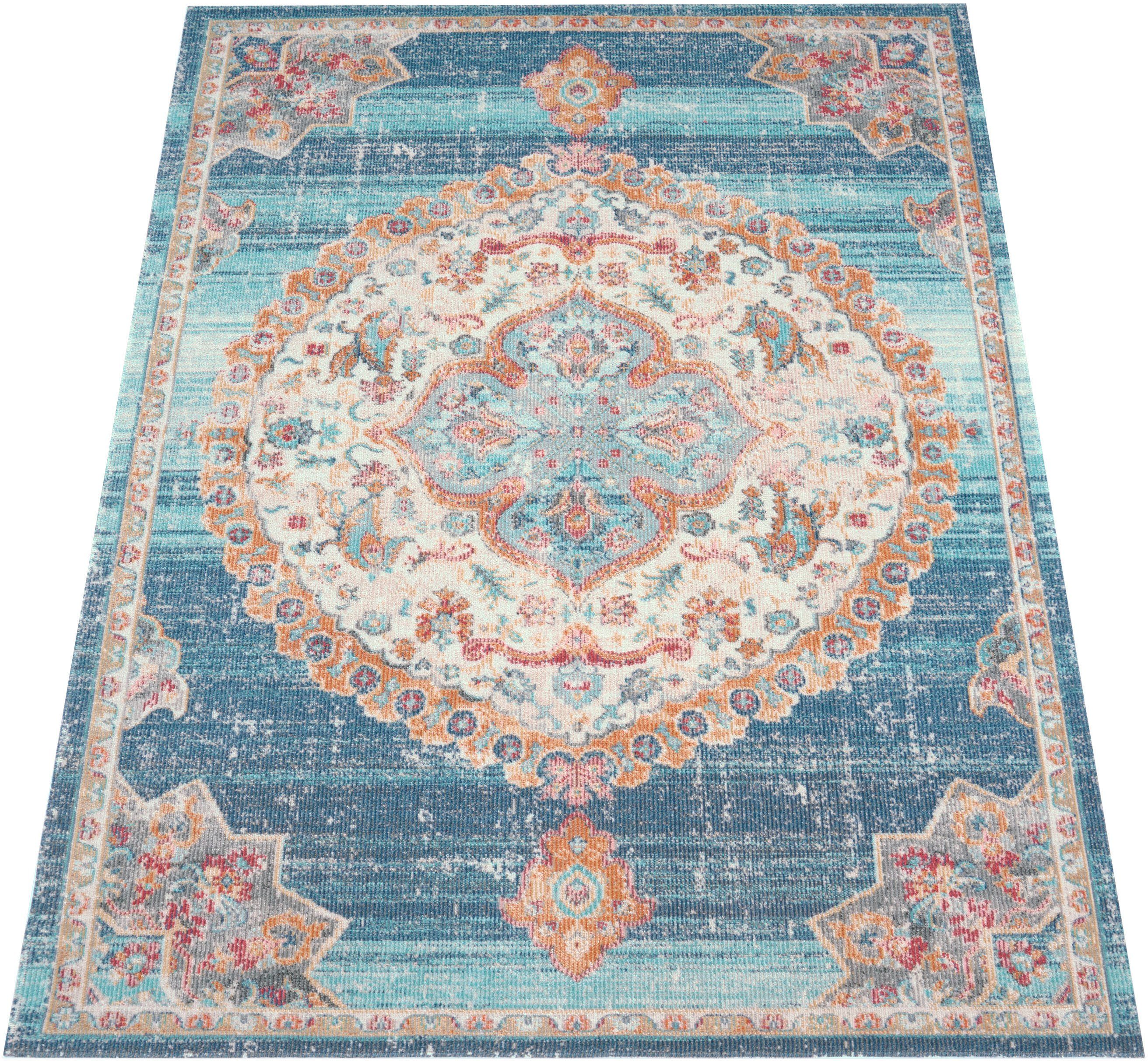 Paco Home Teppich Torres 279, rechteckig, Höhe: 8 mm, Kurzflor, moderne Ori günstig online kaufen