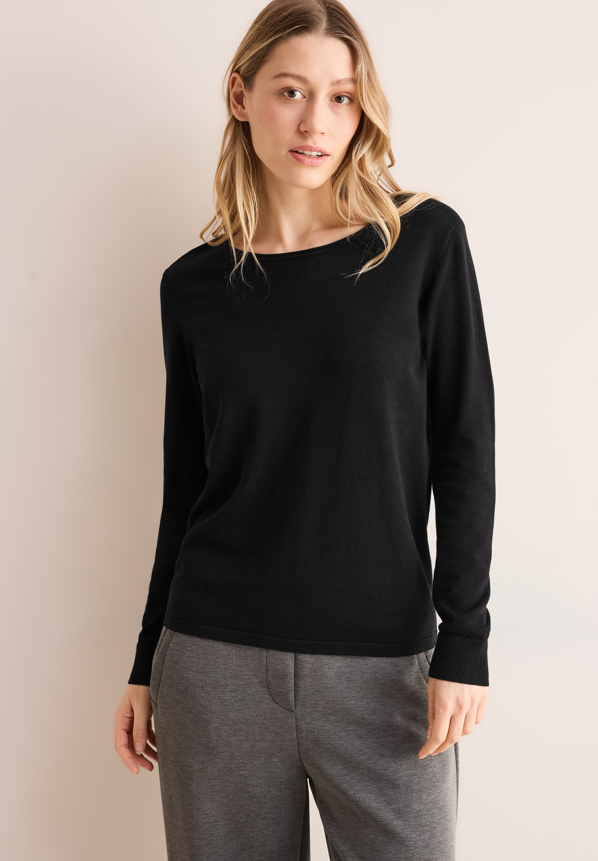 Cecil Strickpullover, im soften Baumwoll-Mix günstig online kaufen