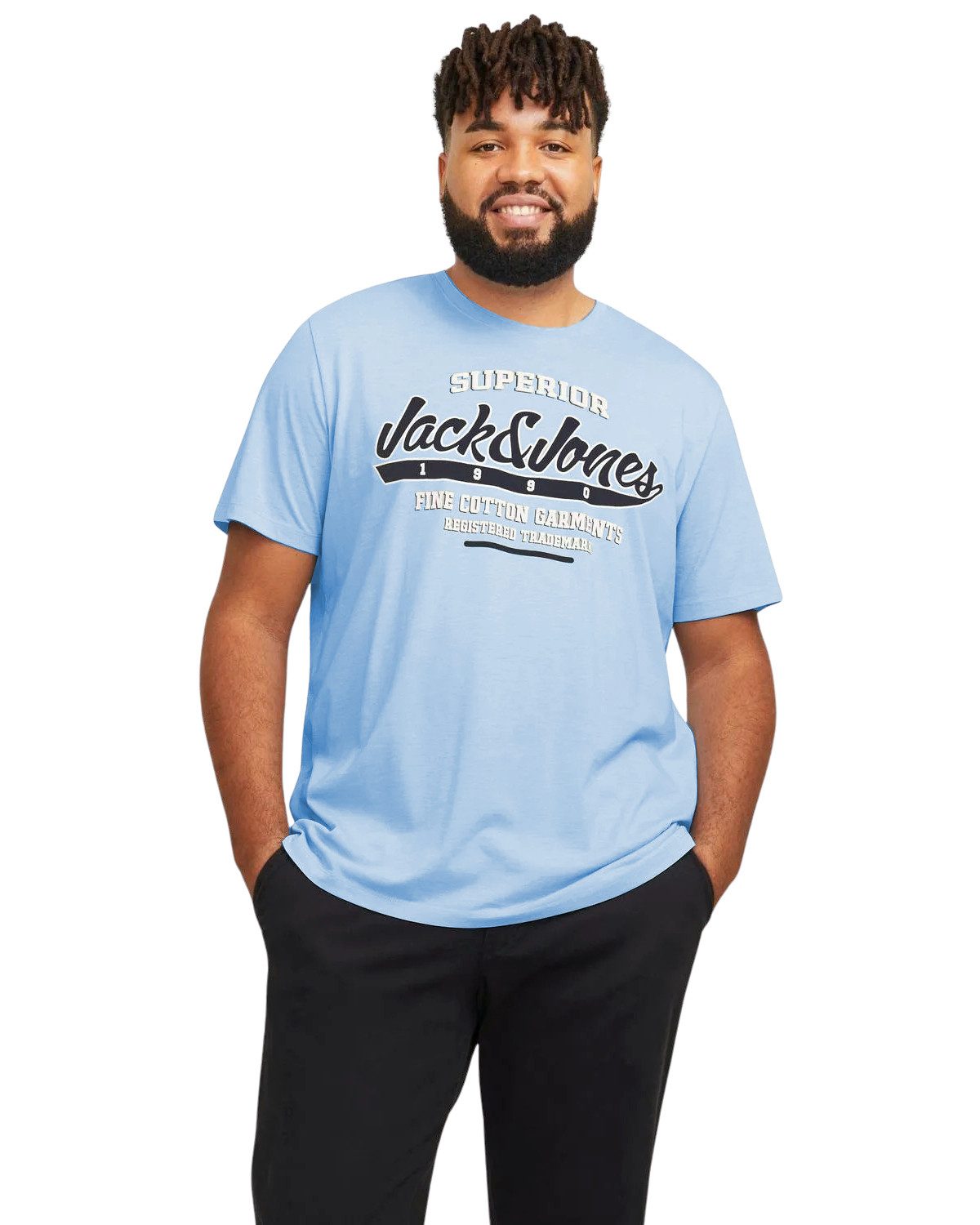 Jack & Jones PlusSize Print-Shirt Big Size Übergrößen T-Shirt