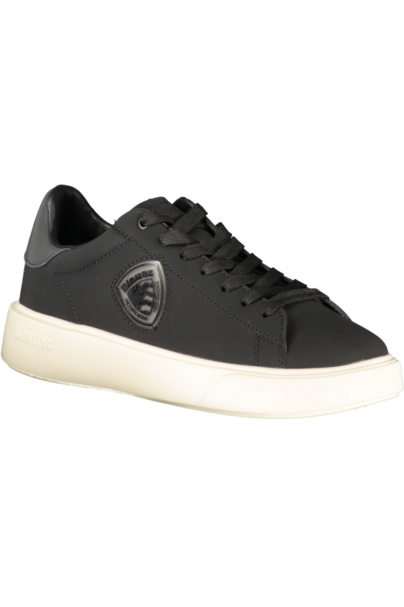 Blauer Sneaker Herren Sportschuhe Schwarz mit Kontrasten &