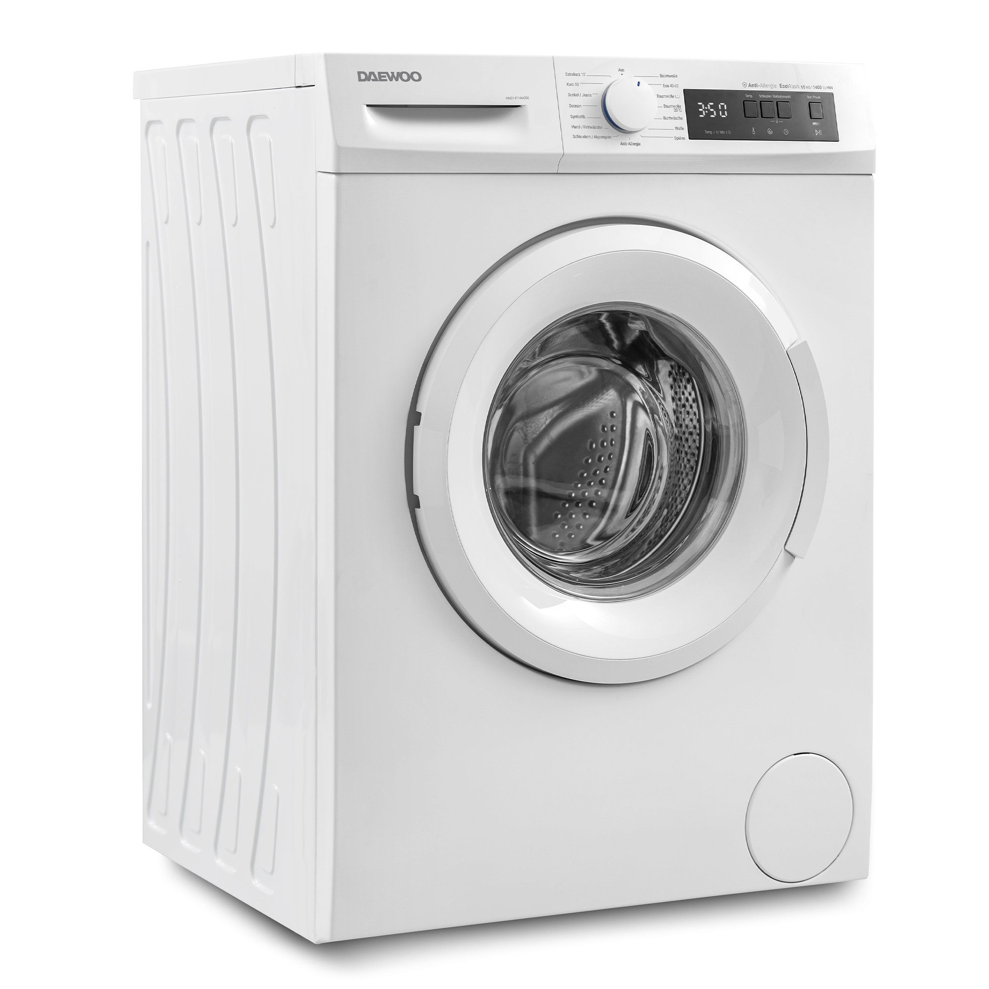 U/min, Daewoo Swing Cabinet Waschmaschine WM014T1WA0DE, 10,00 kg, 1400