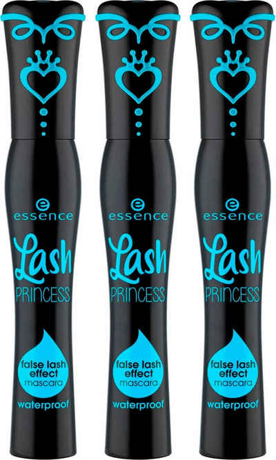 Essence Mascara Lash PRINCESS false lash effect waterproof, 3er-Pack