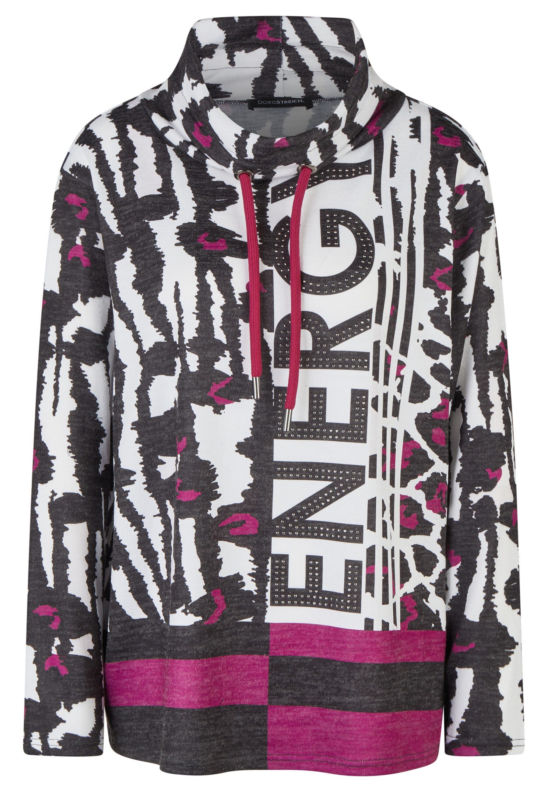 Doris Streich Langarmshirt mit Grafik-Print aus Wirkware