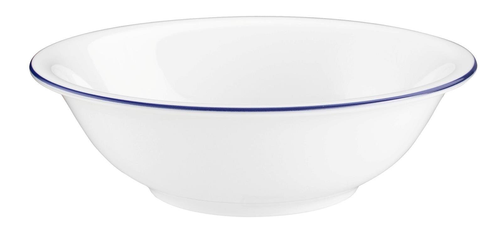 Seltmann Weiden Schüssel Seltmann Weiden Compact Blaurand Schüssel 16cm, Porzellan, (Packung)