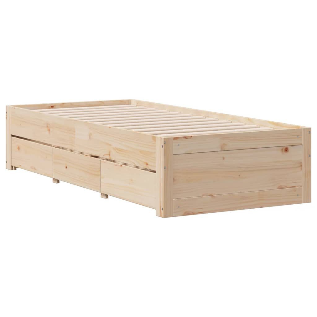vidaXL Bett Massivholzbett ohne Matratze mit günstig online kaufen