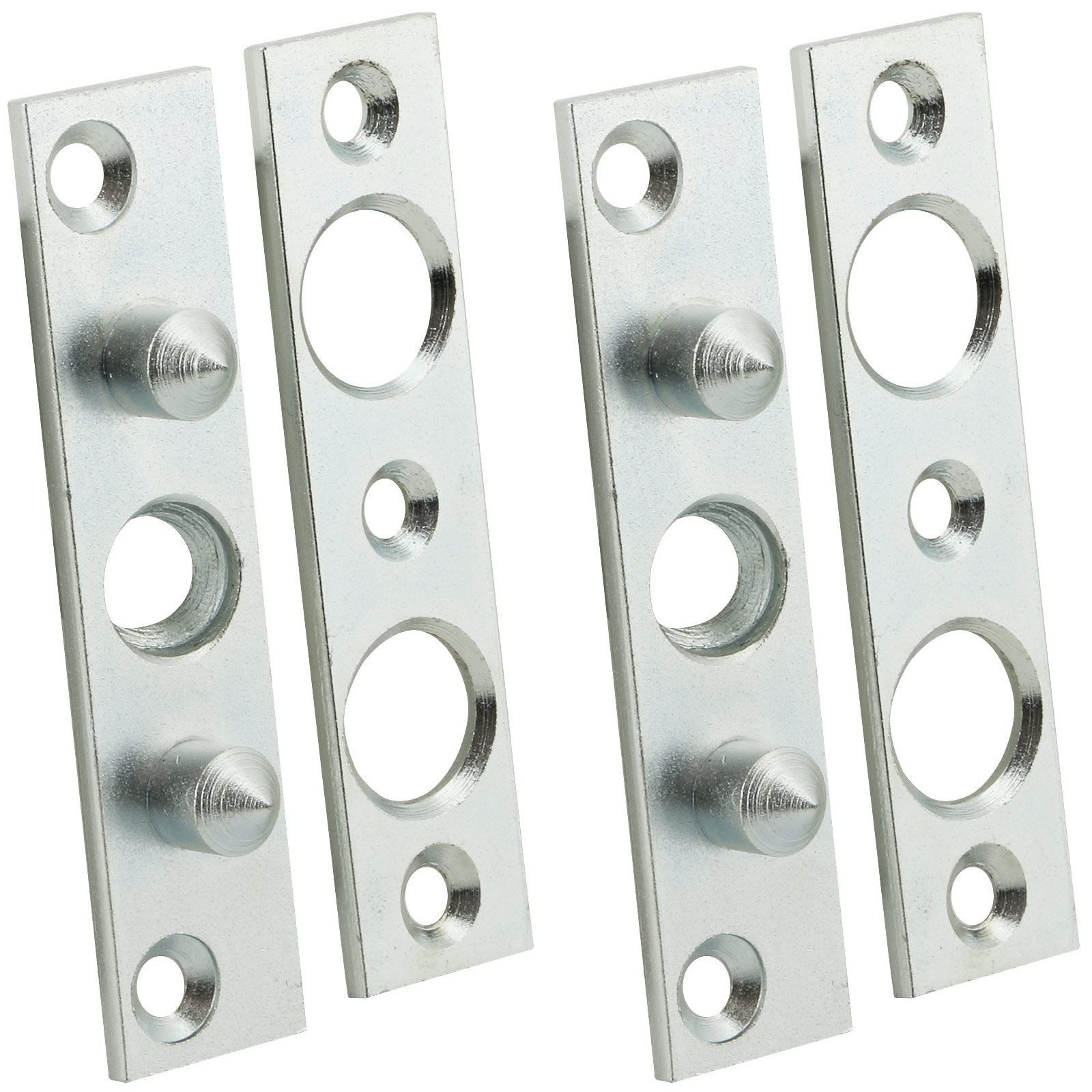 BASI Türbandseitensicherung BASI® 2x Bändersicherung mit 2 Zapfen 90x22mm BSA90 Typ 9552-0001, 2 Zapfen verzinkt BSA90 90x22mm Typ 9552-0001