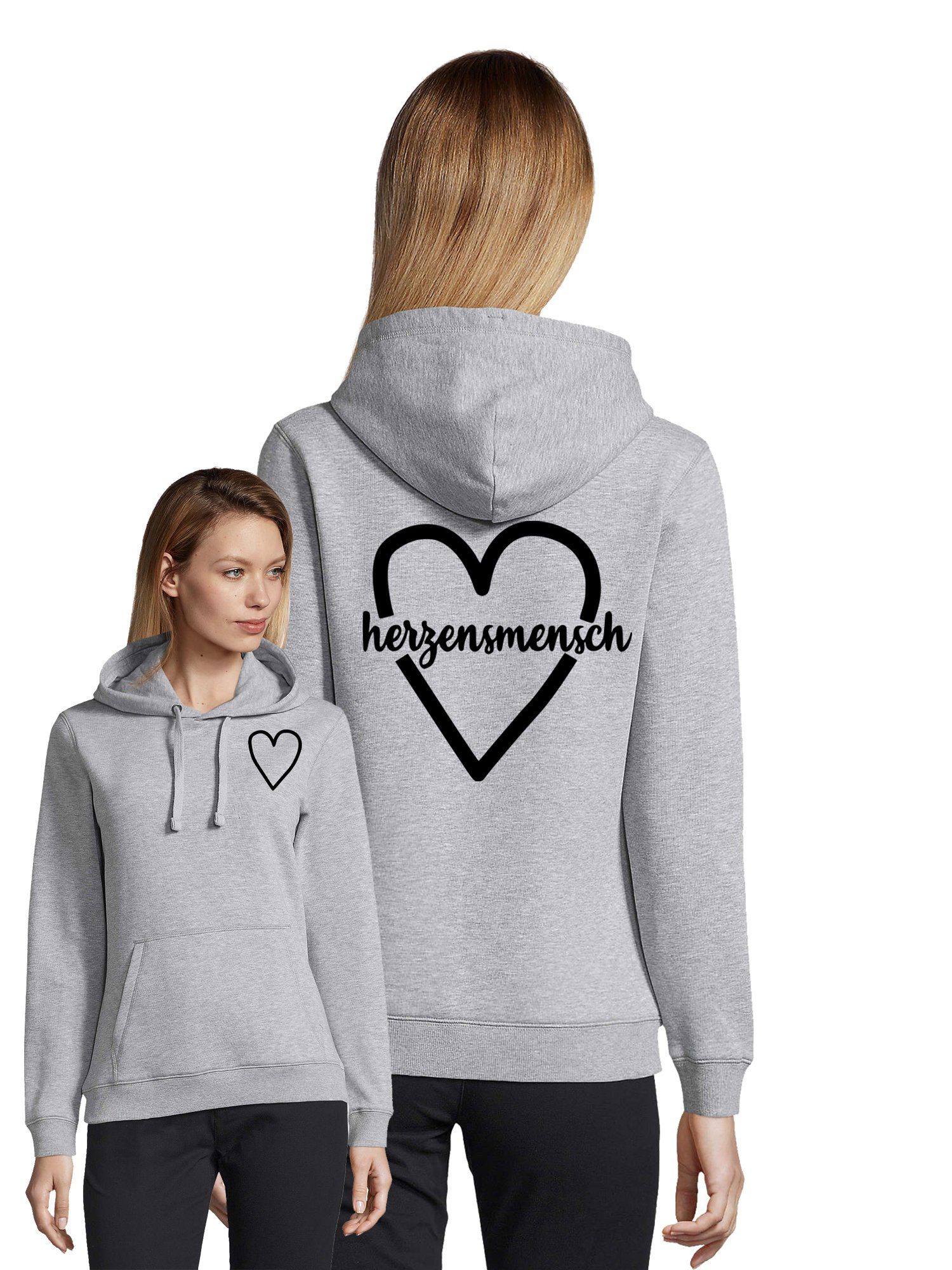 MoonWorks Damen Hoodie 'Lieblingsmensch' - Kuscheliger Kapuzenpullover
