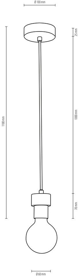 Leuchtmittel, Pendelleuchte ohne Nachhaltig aus Leuchtmittel LIGHTING wechselbar, Eichenholz, Naturprodukt CLARTE, FSC®-Zertifikat BRITOP mit