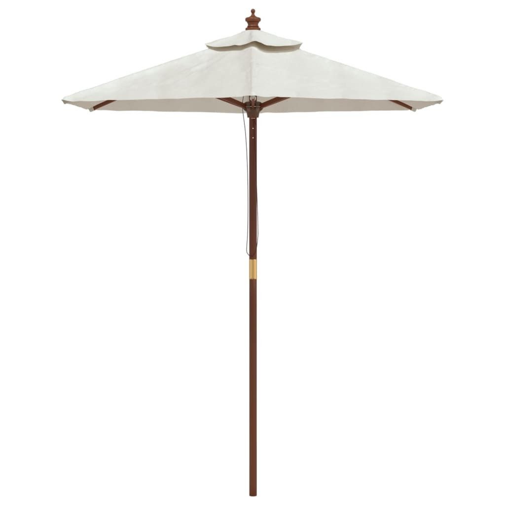 DOTMALL Sonnenschirm Sonnenschirm mit Holzmast 196x231 günstig online kaufen
