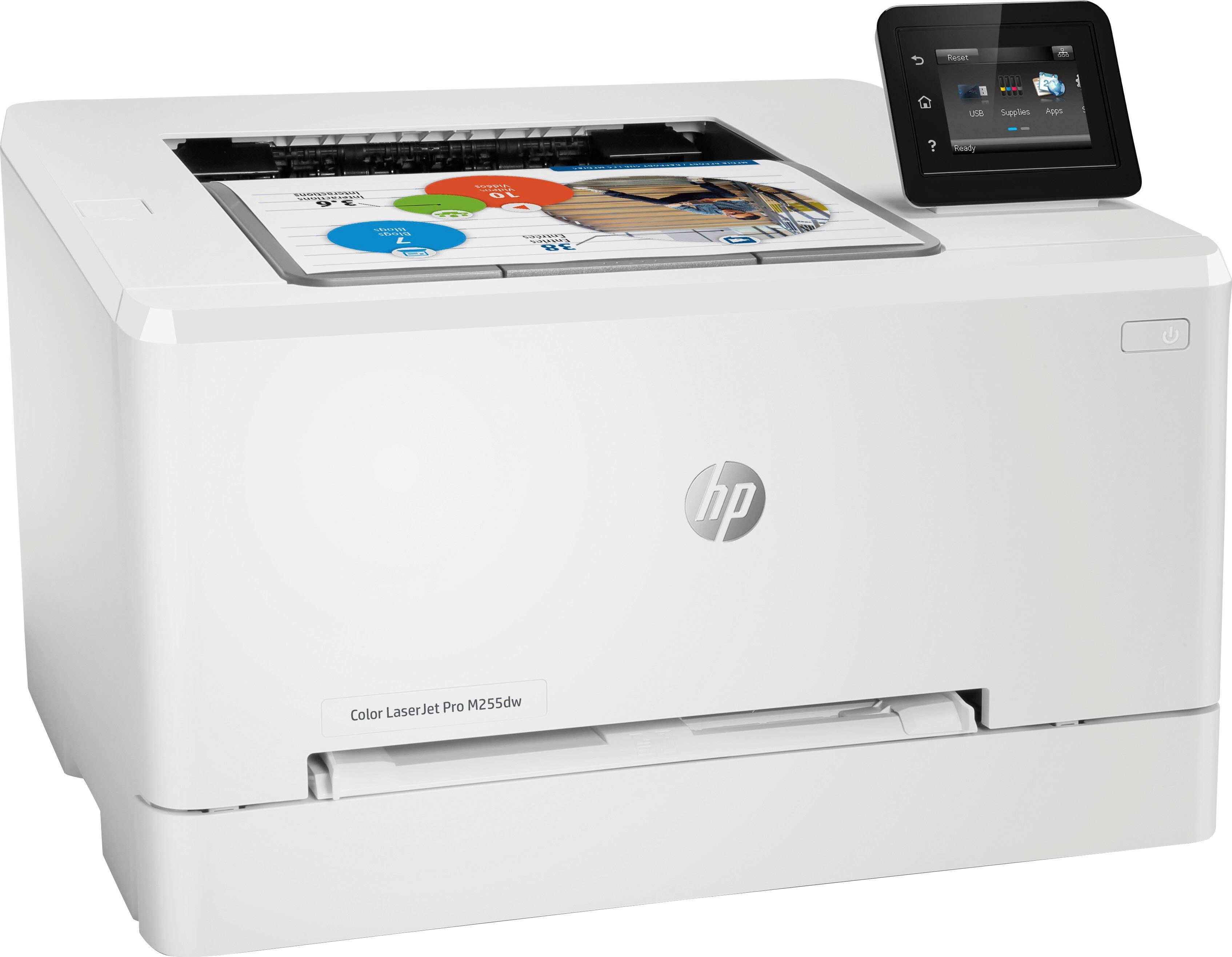 HP Color LaserJet Pro HP+ kompatibel) Direct, M255dw Wi-Fi Instant (Wi-Fi), (WLAN Multifunktionsdrucker, Ink