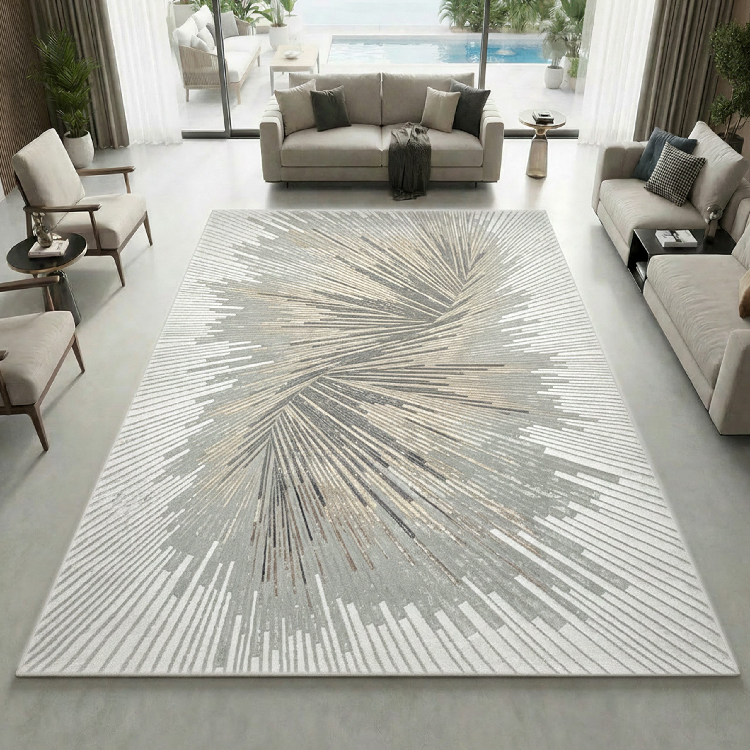 TeppichHome24 Teppich Teppich Designer Teppich in verschiedenen Farben, rechteckig, Höhe: 10 mm, pflegeleicht, robust, langlebig