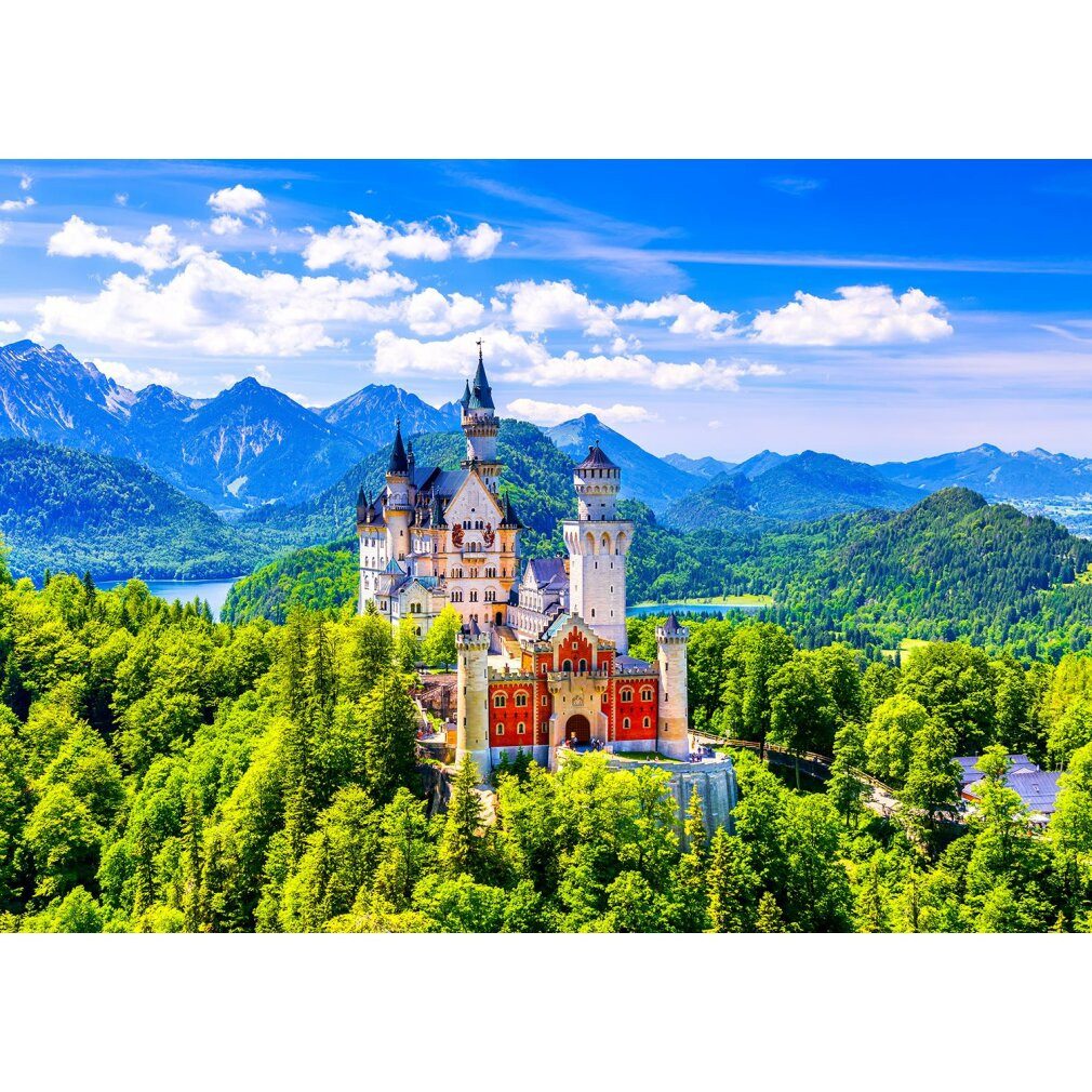 ENJOY Puzzle Puzzle ENJOY Puzzle Schloss Neuschwanstein im Sommer, Deutschland 1000 Teile, Puzzleteile