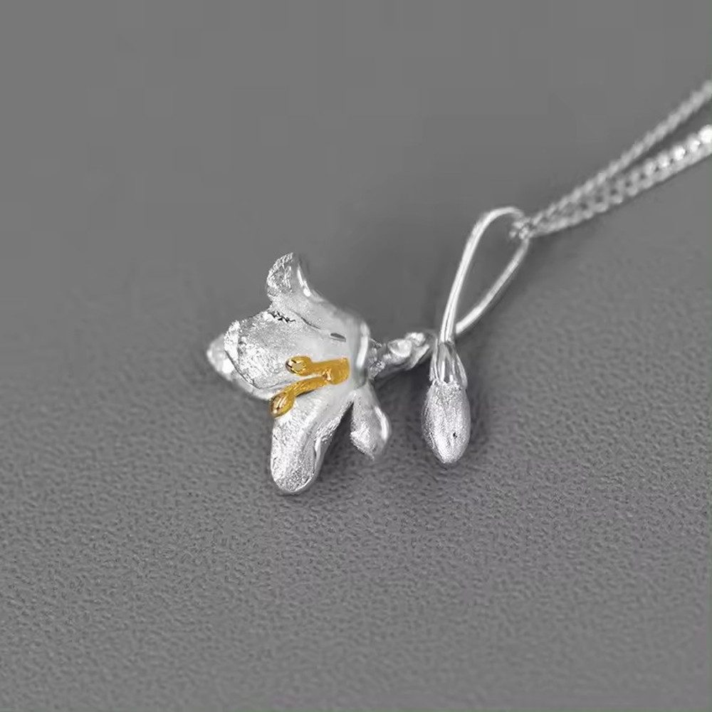 Runde Perlé Kette mit Anhänger Kette günstig online kaufen