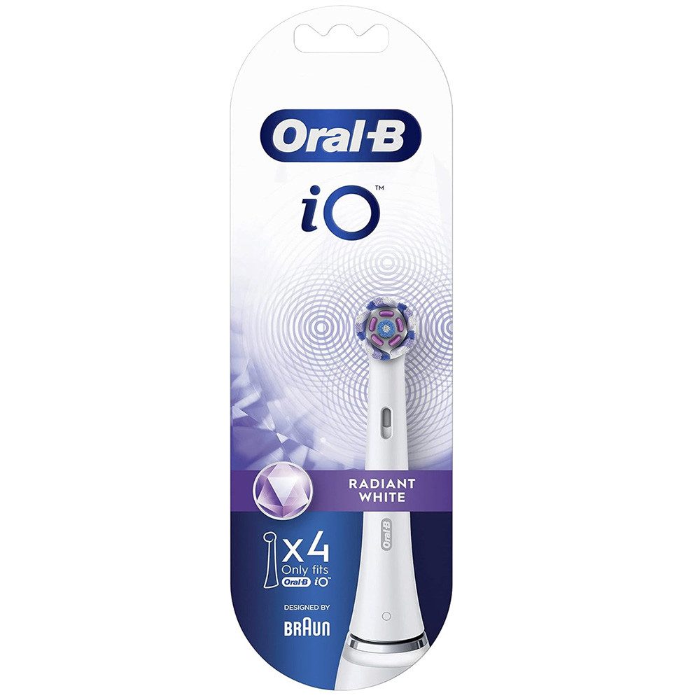 Oral-B Aufsteckbürsten Oral-B iO Radiant White Aufsteckbürsten, 4er Pack, Weiß