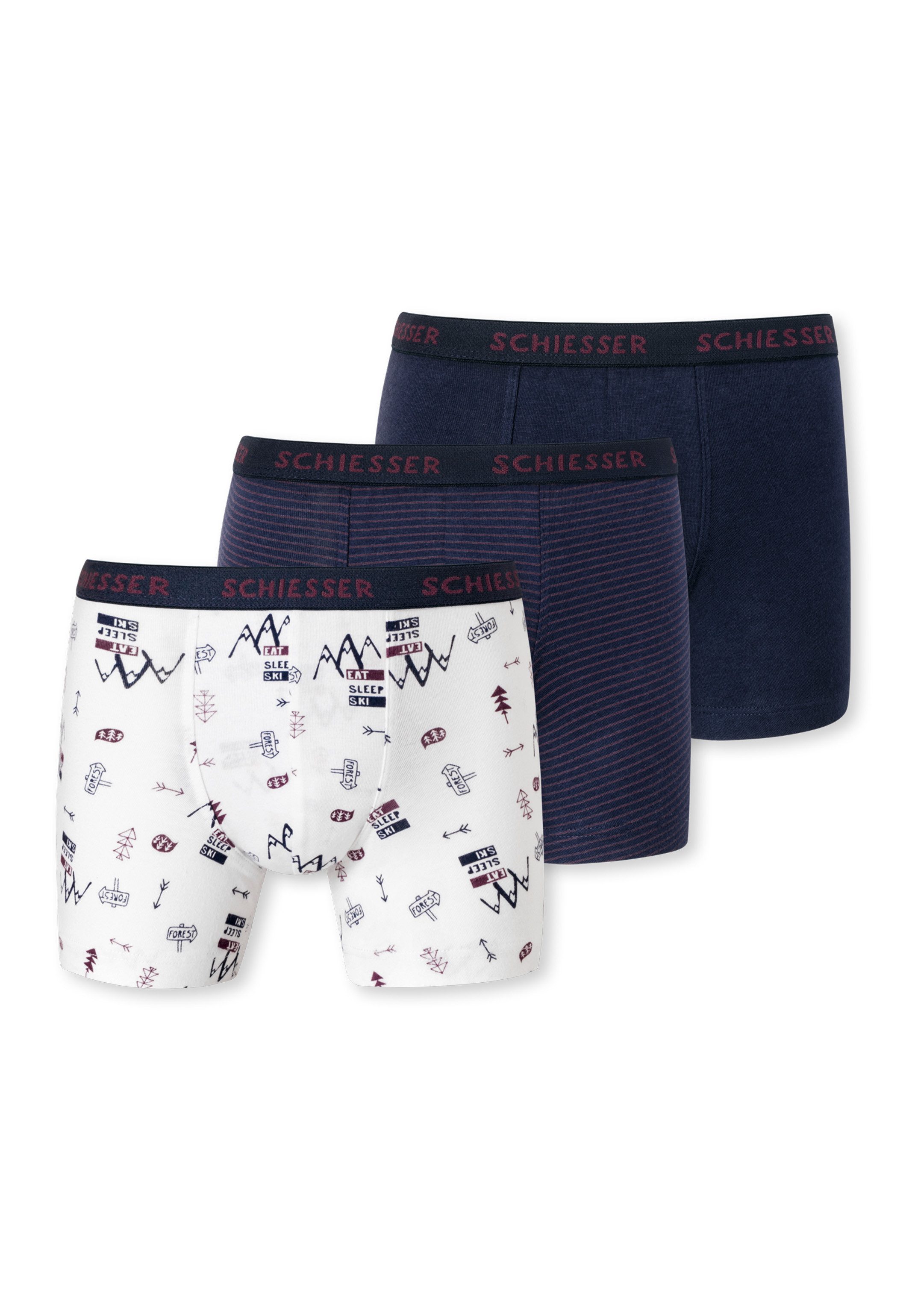 Retro Boxer 3er Pack Kids Boys 95/5 Organic Cotton