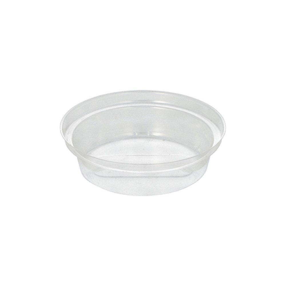 Becher 50 Einsätze, PET "Hurricane" rund Ø 9 cm · 2,2 cm glasklar
