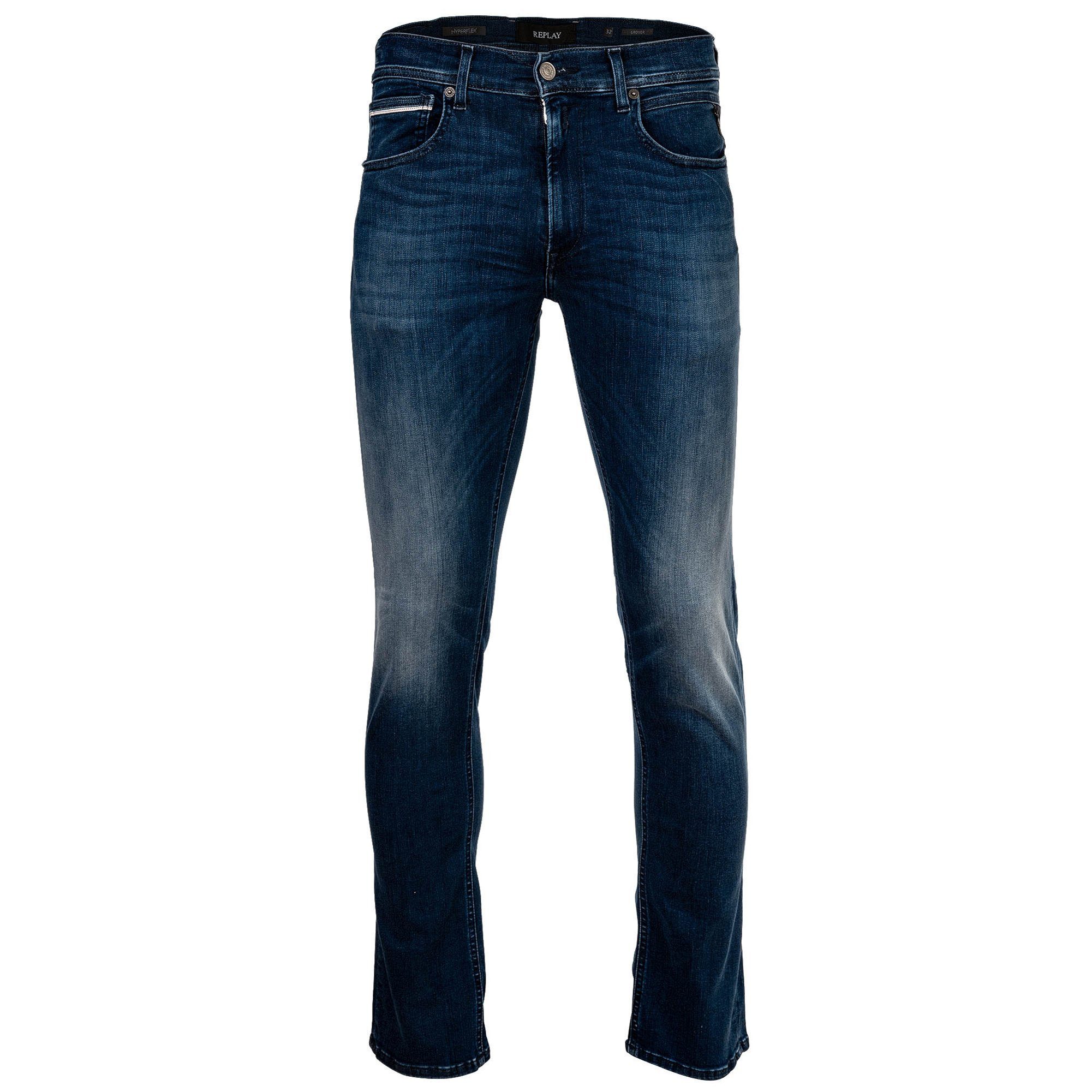 Regular-fit-Jeans Herren Jeans Baumwolle GROVER Pants