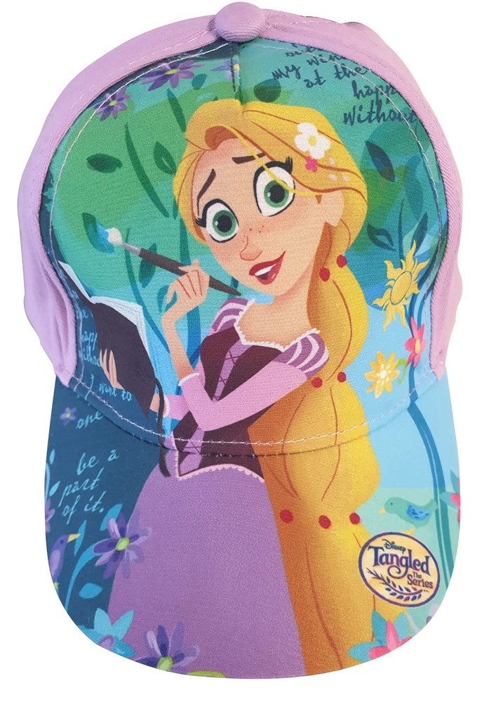 Baseball Cap Disney Rapunzel Mädchen Kappe im lila Kleid Flieder 54