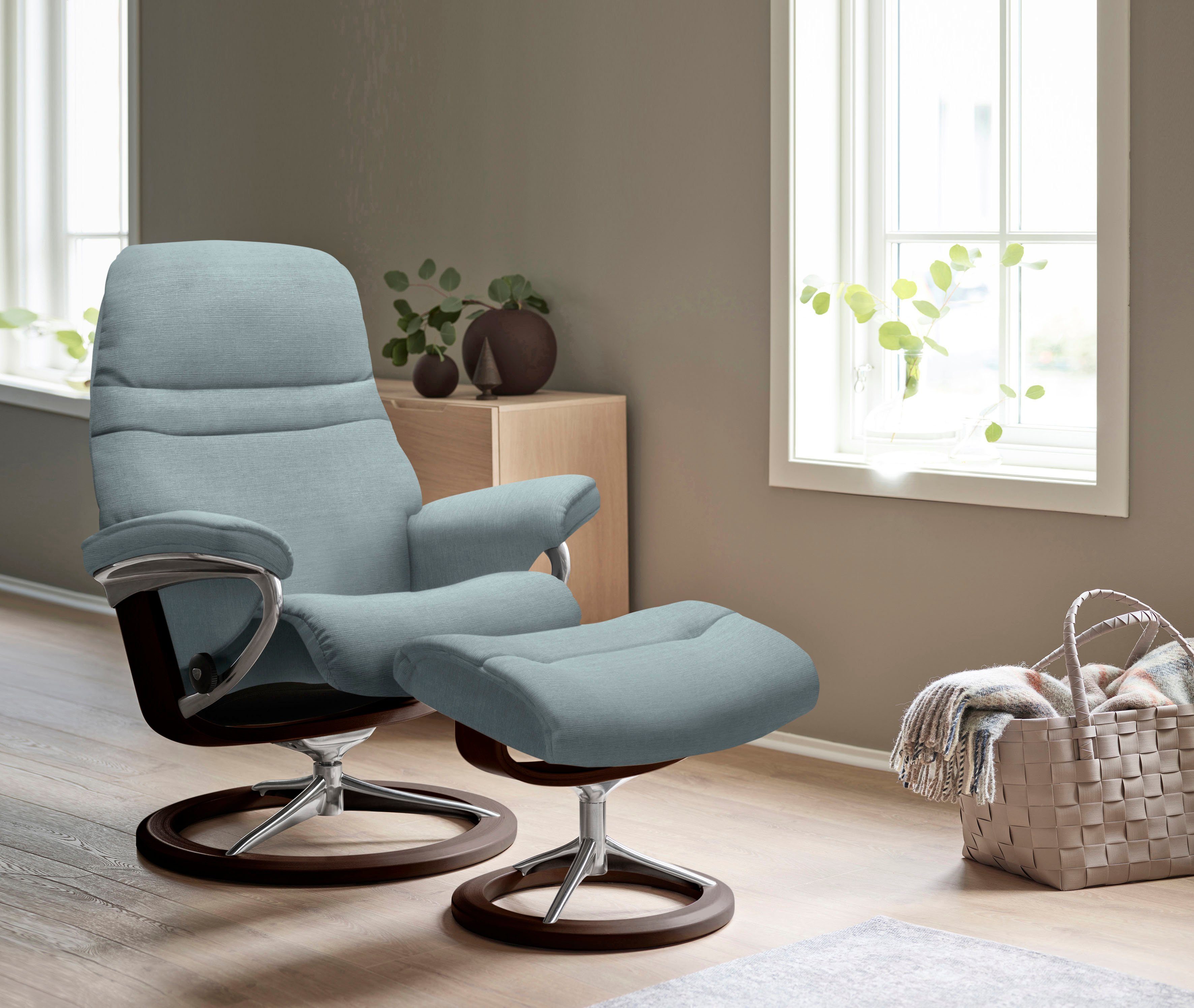 Stressless® Relaxsessel Sunrise, mit Signature Base, Größe L, Gestell Braun