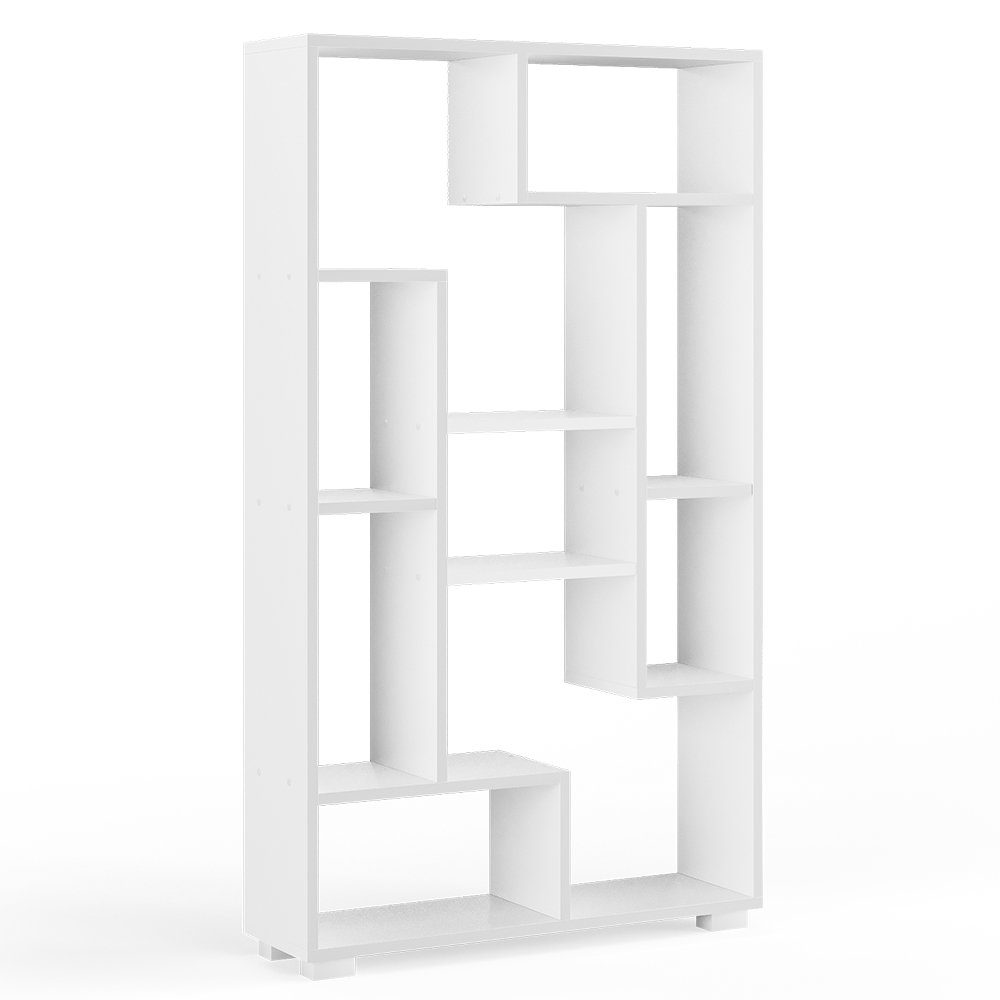 Vicco Raumteiler Domus, Weiß, 70 x 120 cm 9 Fächer günstig online kaufen