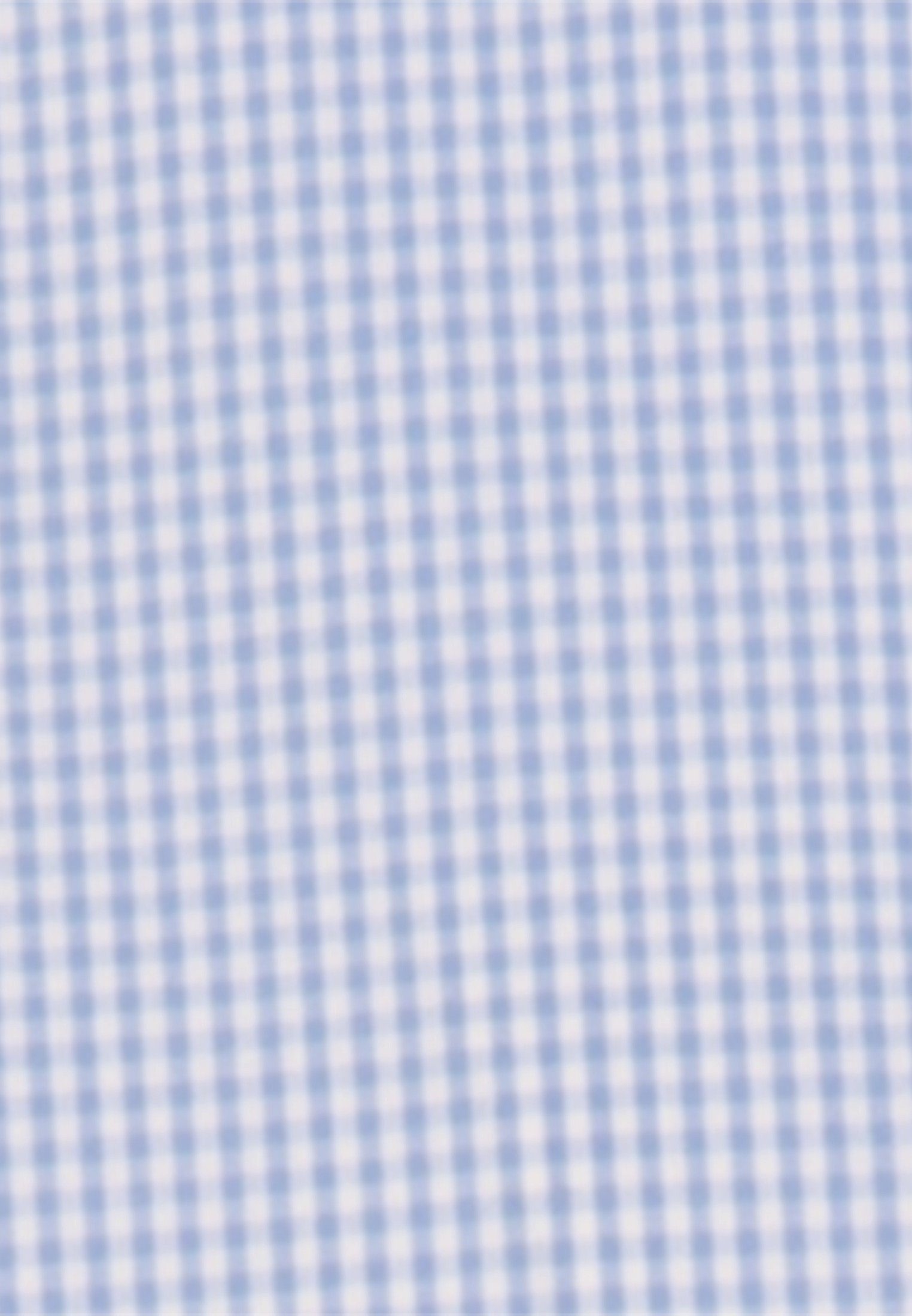 Rose seidensticker Hemdbluse Streifen Langarm Mittelblau Schwarze Kragen