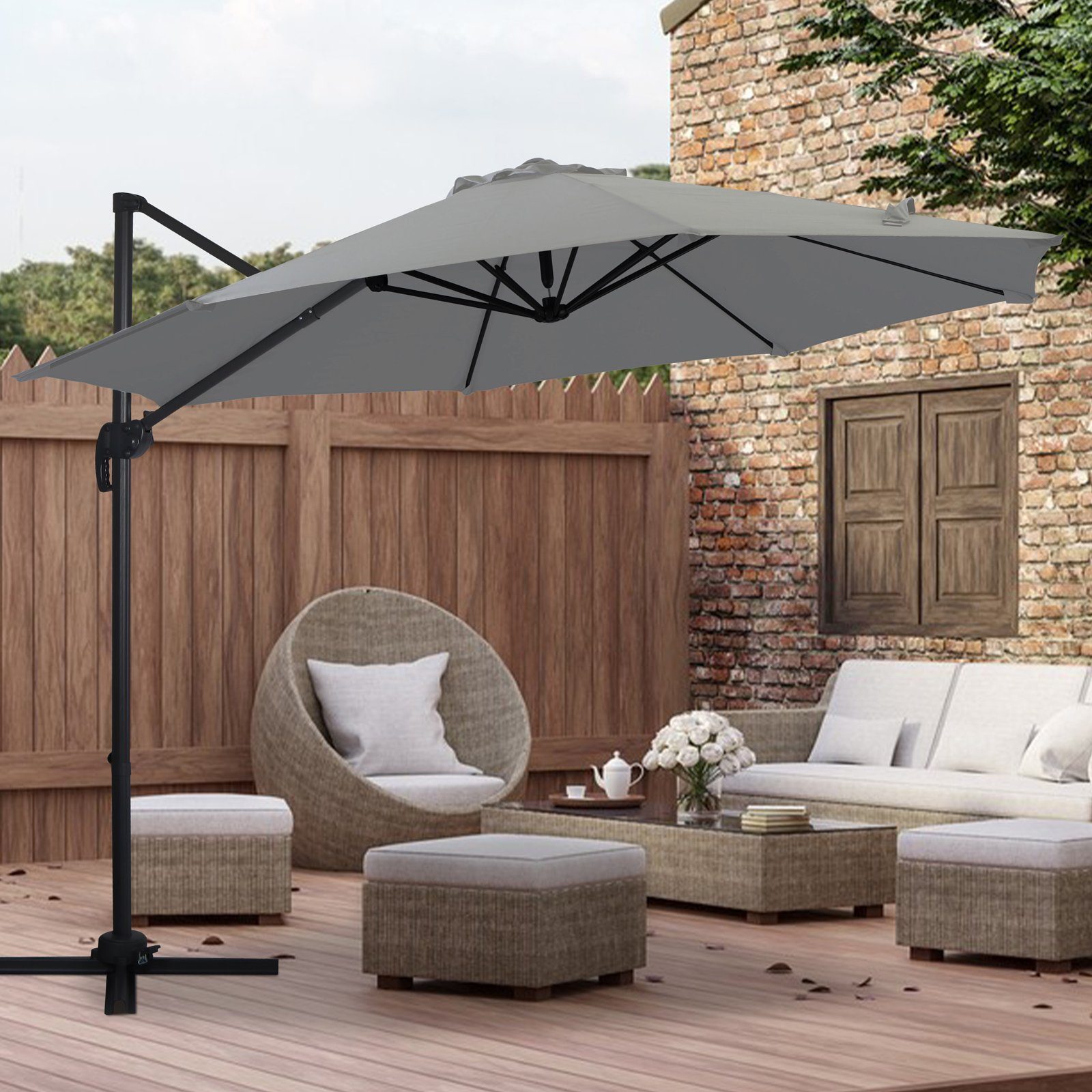SVITA Ampelschirm Sonnenschirm, LxB: 290,00x290,00 cm, günstig online kaufen