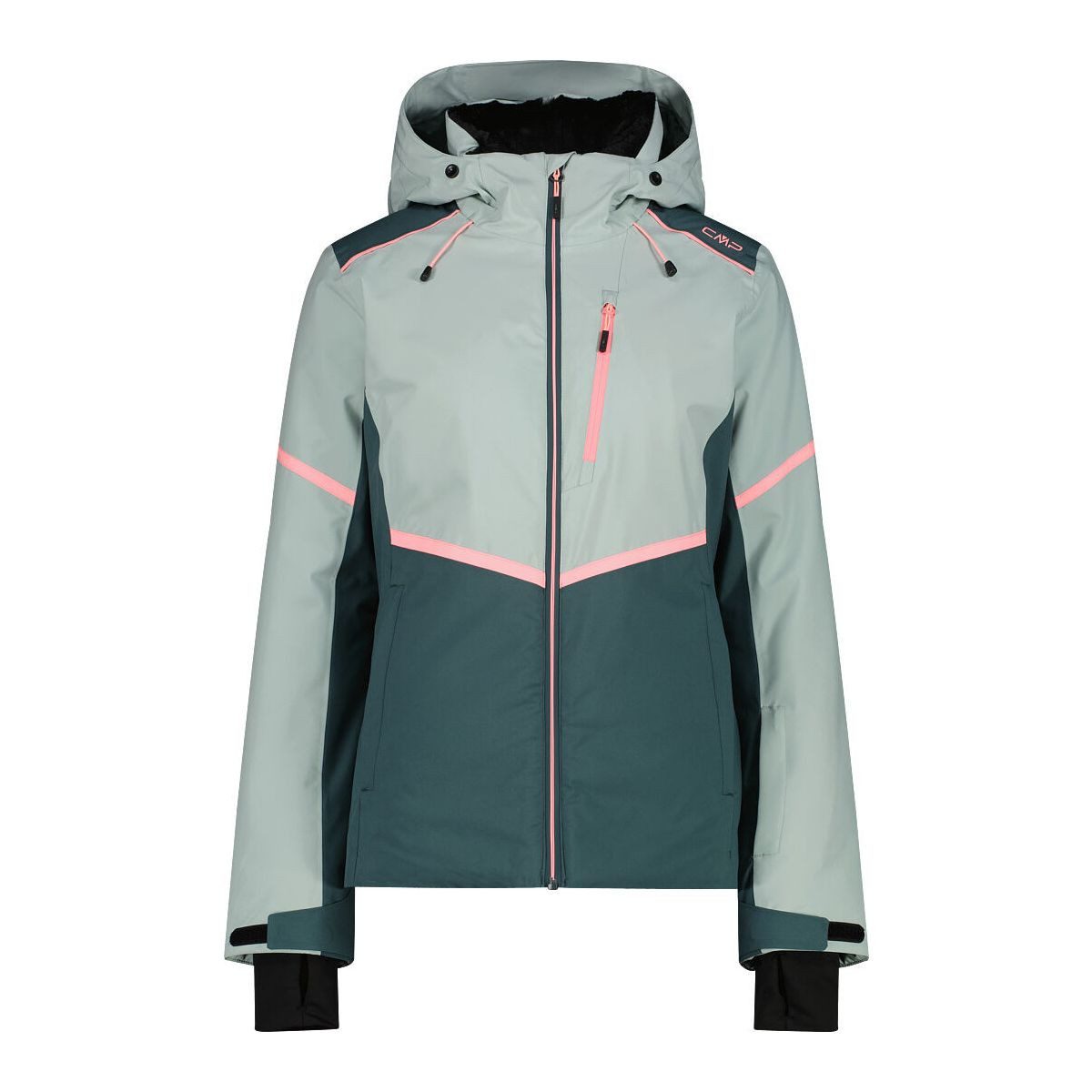 CMP Skijacke Woman Ski Jacket FIX Hood Perfekte Skijacke für Damen mit hoher Atmungsaktivität, wasser- und