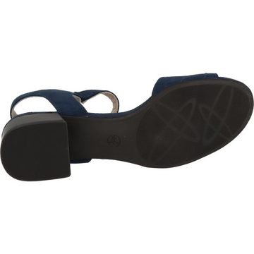 Jana Schuhe H-Weite Sommer Absatzsandalen 8-28260-20 Navy Riemchensandale