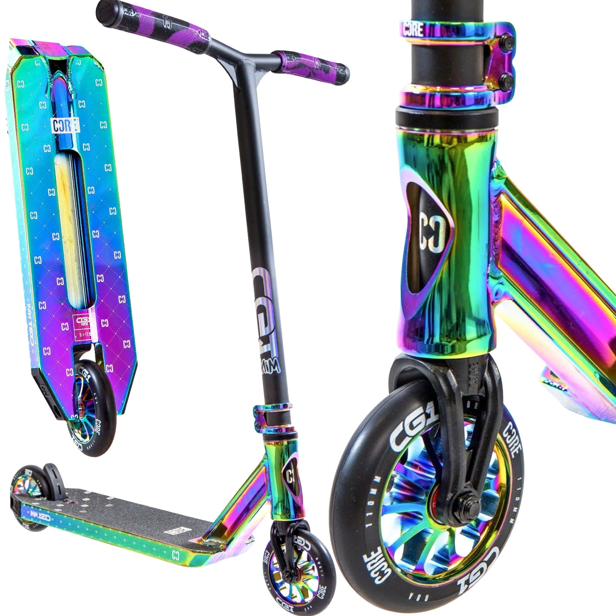 Stuntscooter CORE CG1 Mini Stunt-Scooter Park H=77cm Neochrome