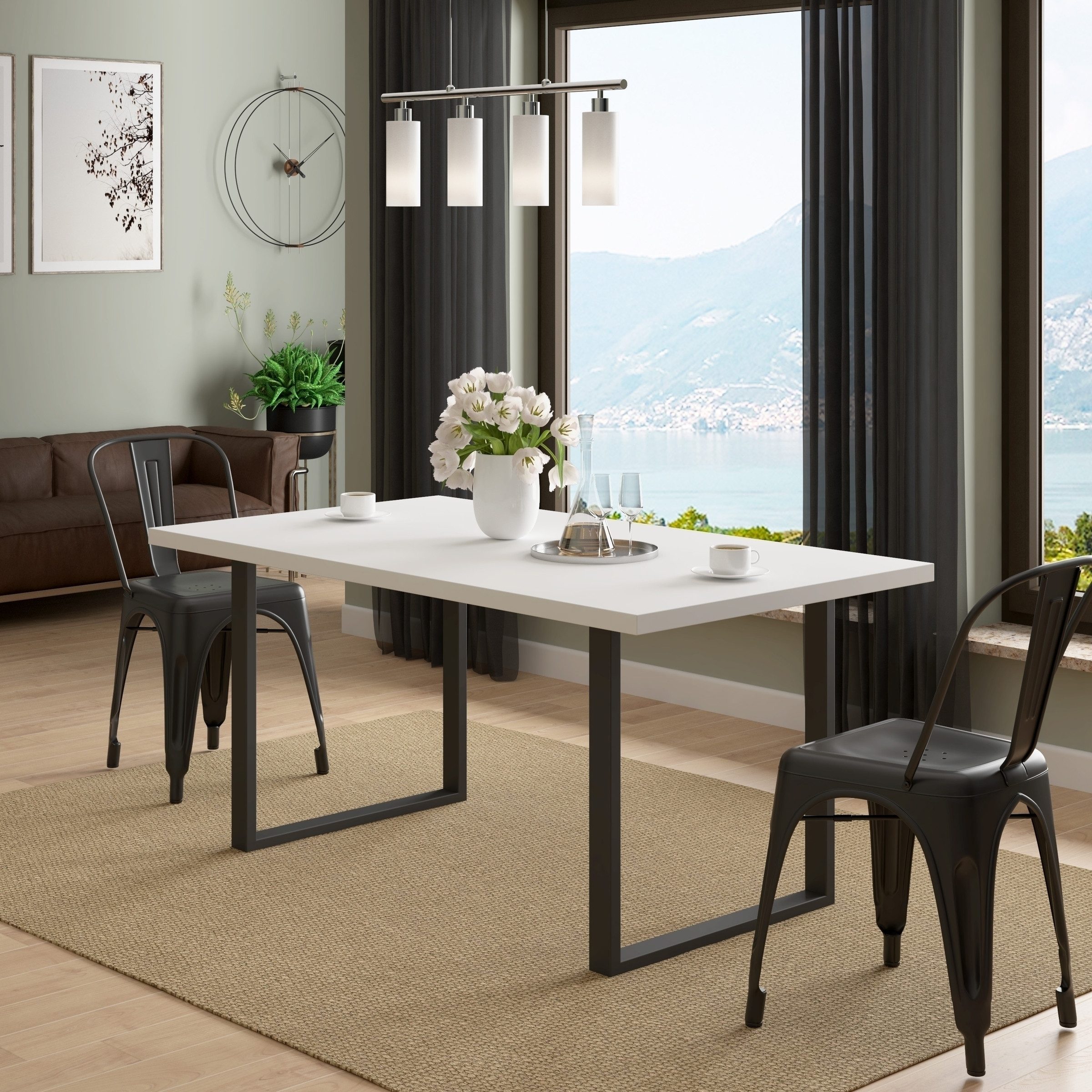PREISBRECHER Tischplatte TABLES, in Weiss - 160x3,8x90cm (BxHxT)