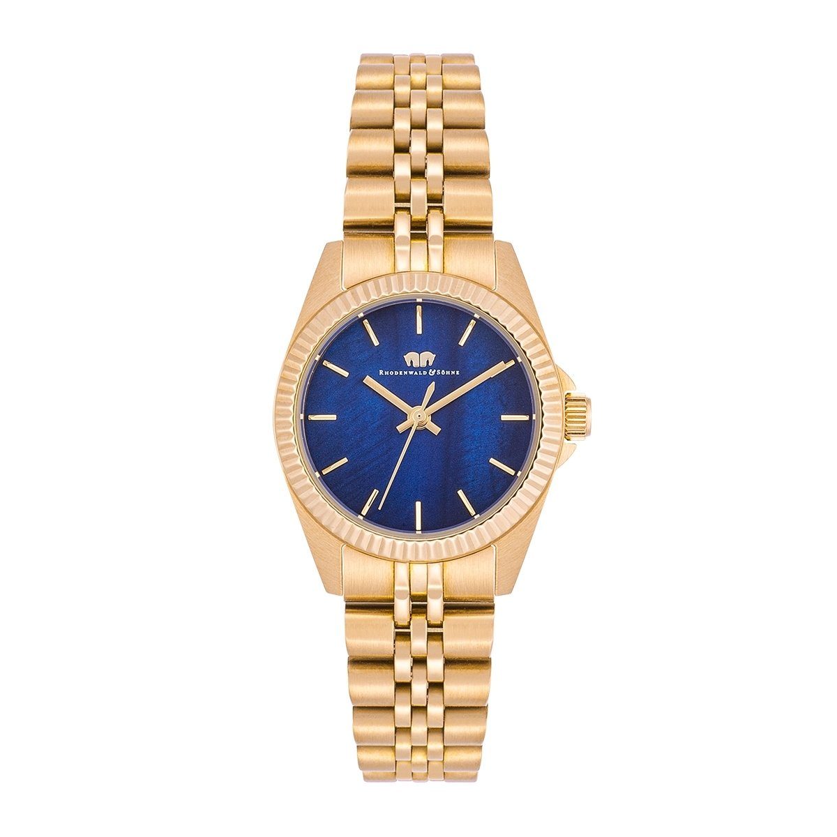 Rhodenwald & Söhne Quarzuhr Cassina gelbgold, mit Edelstahl-Armband günstig online kaufen