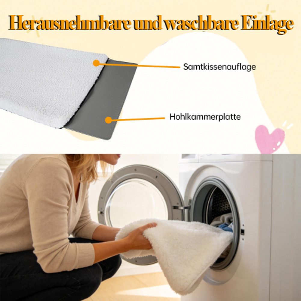 FANNOU Tiertransportbox 2-in-1 faltbare 60cm Transporttasche für mittelgroße bis große Hunde, tragbare Faltbox mit 3 Türen und Netzfenstern, für drinnen, Reisen