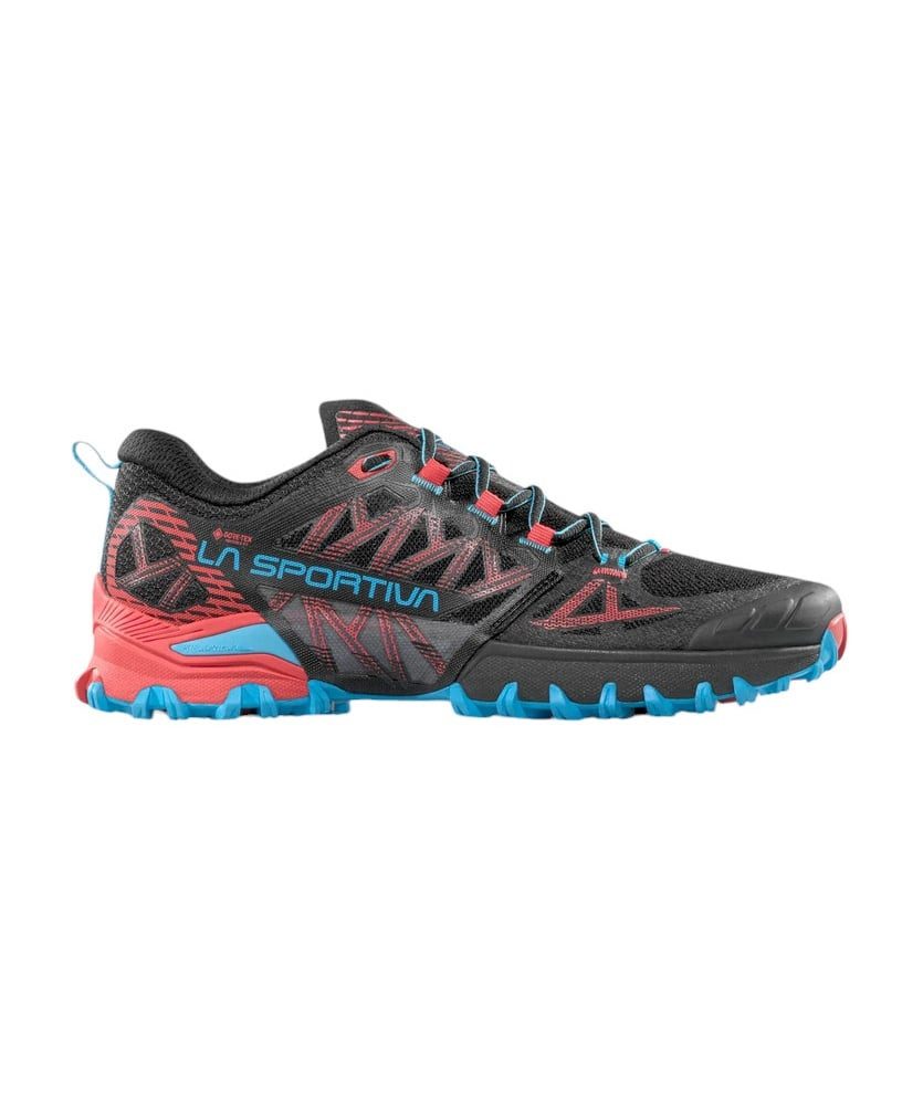 La Sportiva Trail-Laufschuhe Bushido III GTX (wasserdicht) schwarz/blau/rot Damen Wanderschuh