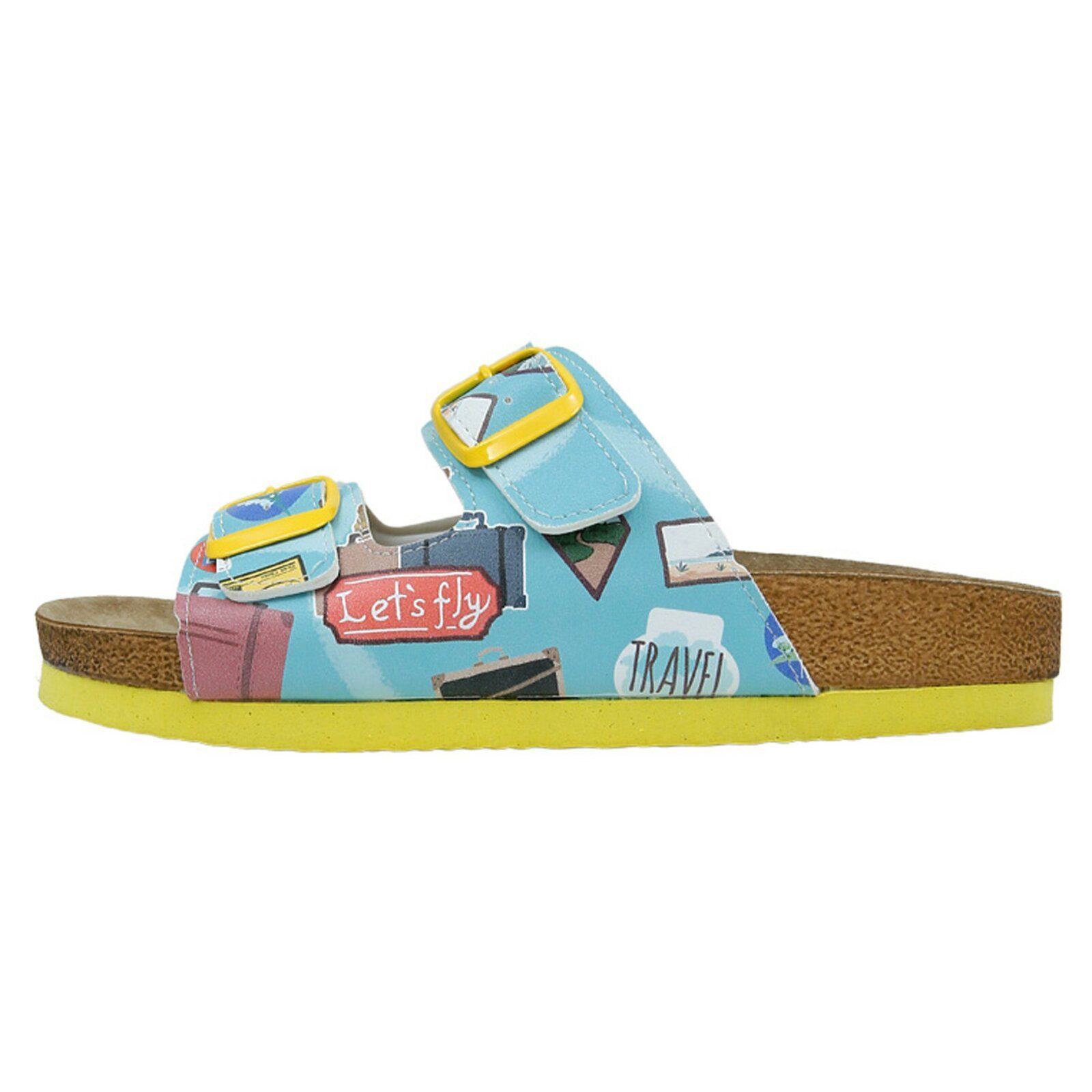 Stella Pantolette Aeroplanes Damen Sandalen, Stella Pantolette Pantolette