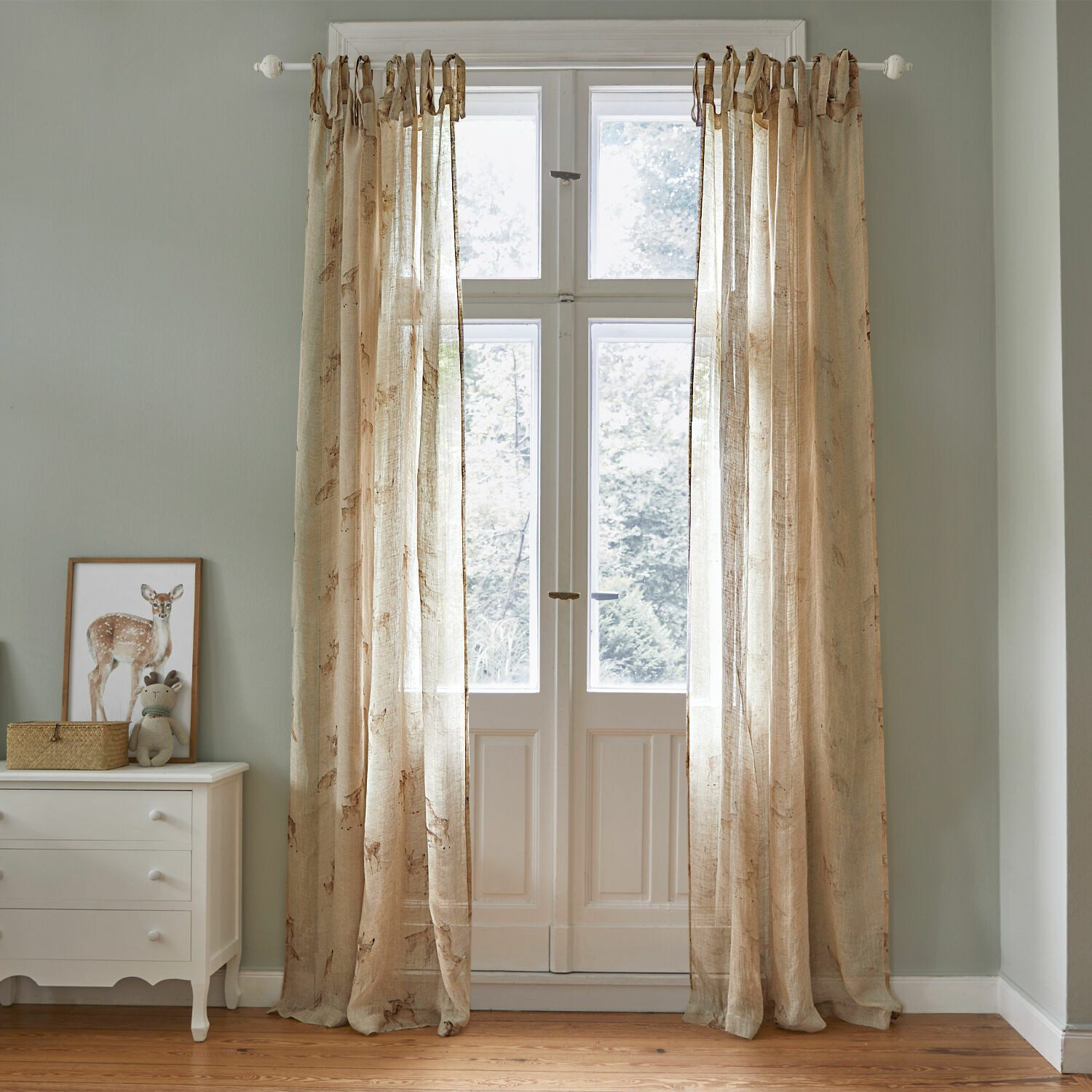 Mirabeau Vorhang Gardine Irélise creme/braun günstig online kaufen