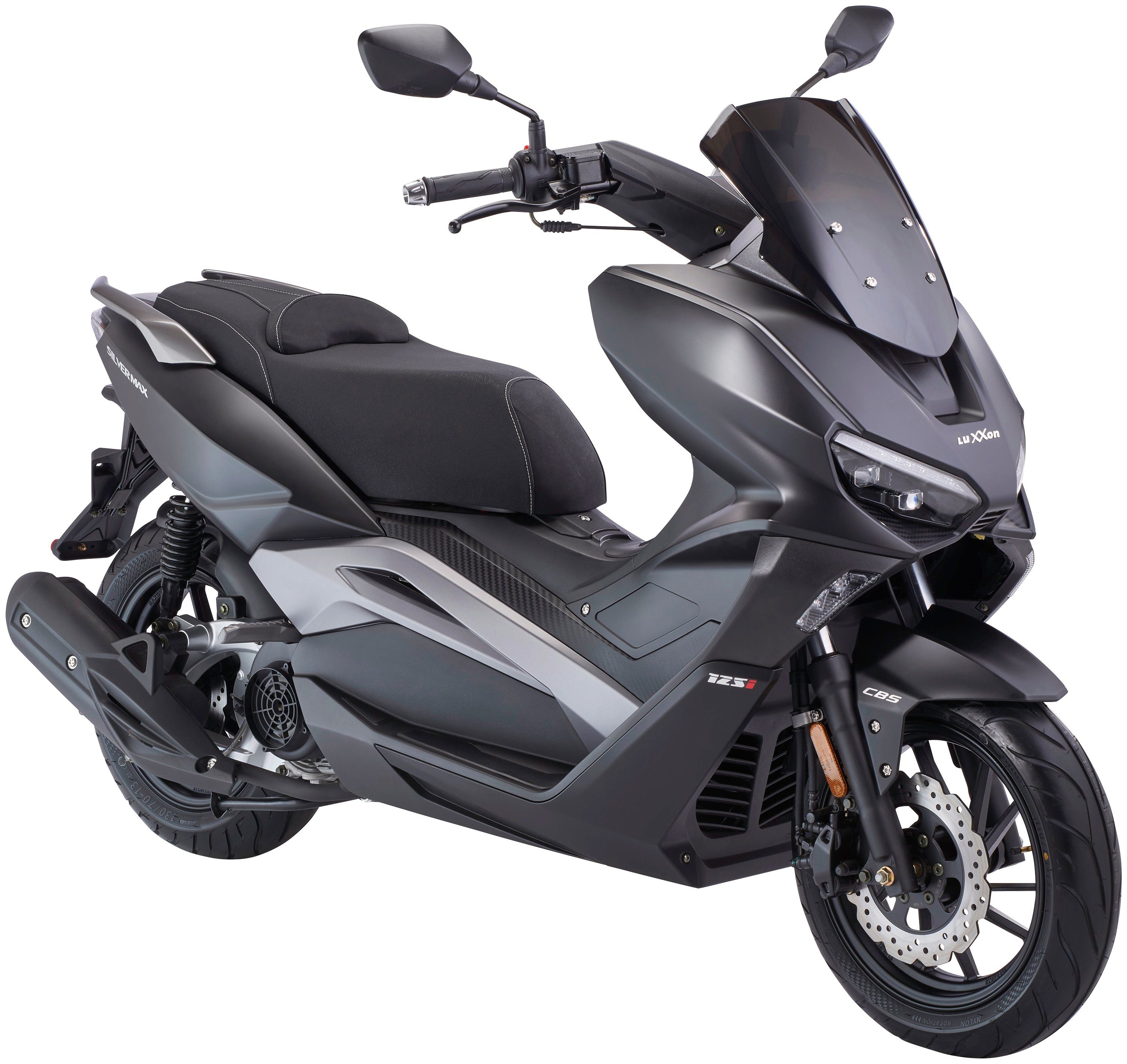 Luxxon Motorrad Silvermax, 124,6 Euro ccm, km/h, 5 85