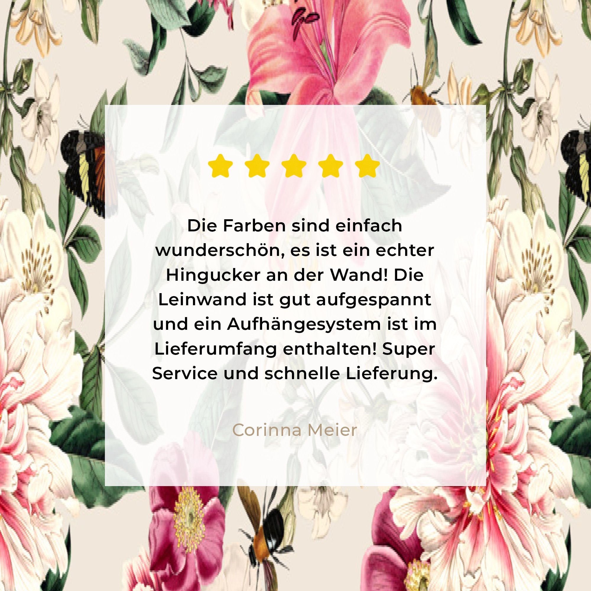 Gemälde, cm - Rosa Leinwandbild St), Muster, 20x30 bespannt Zackenaufhänger, Lilie Blumen OneMillionCanvasses® - - inkl. (1 fertig Leinwandbild