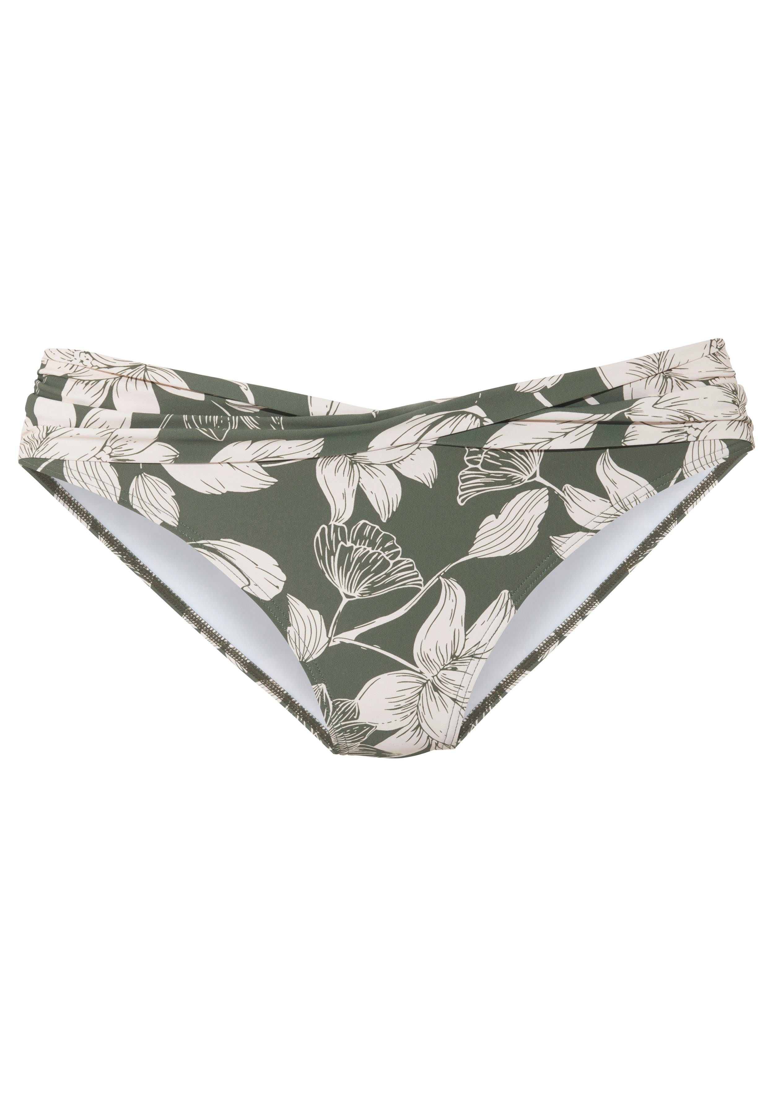 s.Oliver Bikini-Hose Lady mit floralem Design günstig online kaufen