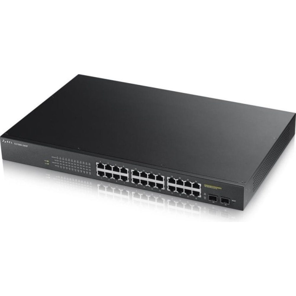 Netzwerk-Switch - Zyxel GS1900-24HPv2 PoE Gigabit - Switch Netzwerk 24-Port Ethernet schwarz