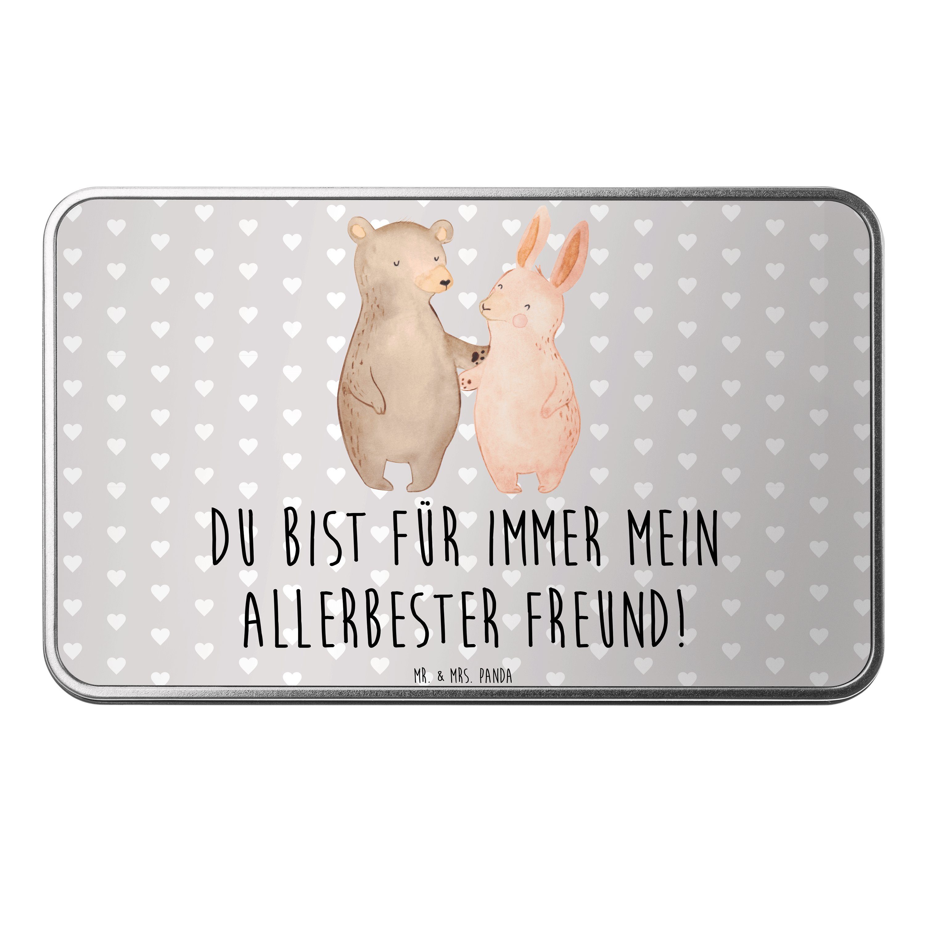 Bär (1 Hase Verlobung, & Panda Geschenk, Umarmen Mrs. - Grau - Ehefrau, Pastell Mr. Aufbe St) Dose