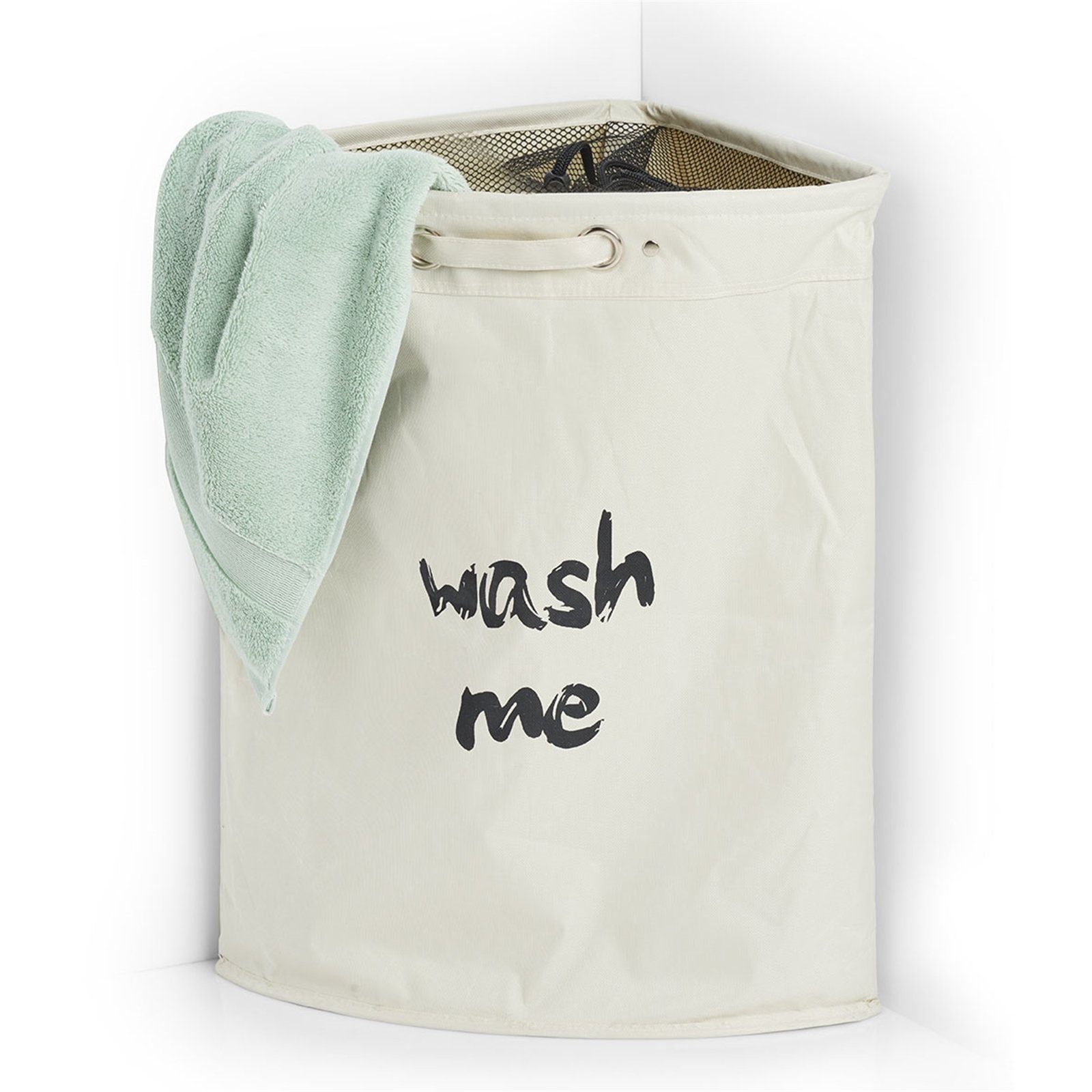 HTI-Living Wäschekorb Eck-Wäschesammler Wash me (1 Wäschetonne St), Wäschekorb